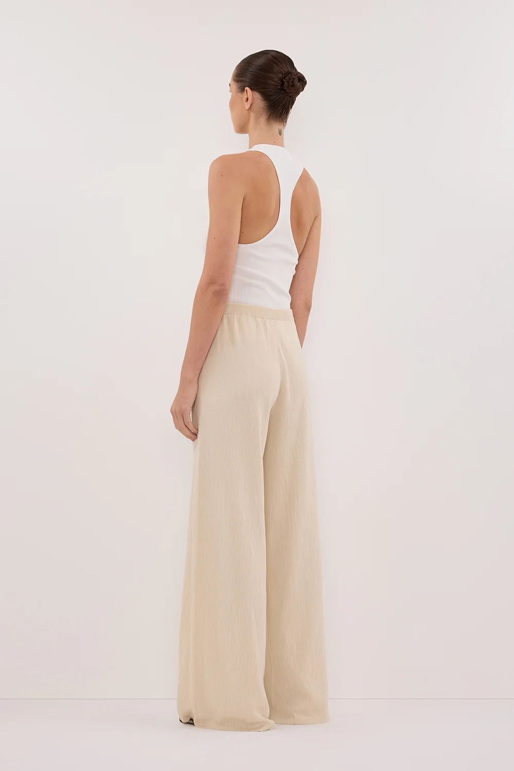 ALIAS NATURAL TEXTURED KNIT PANT - Image 4