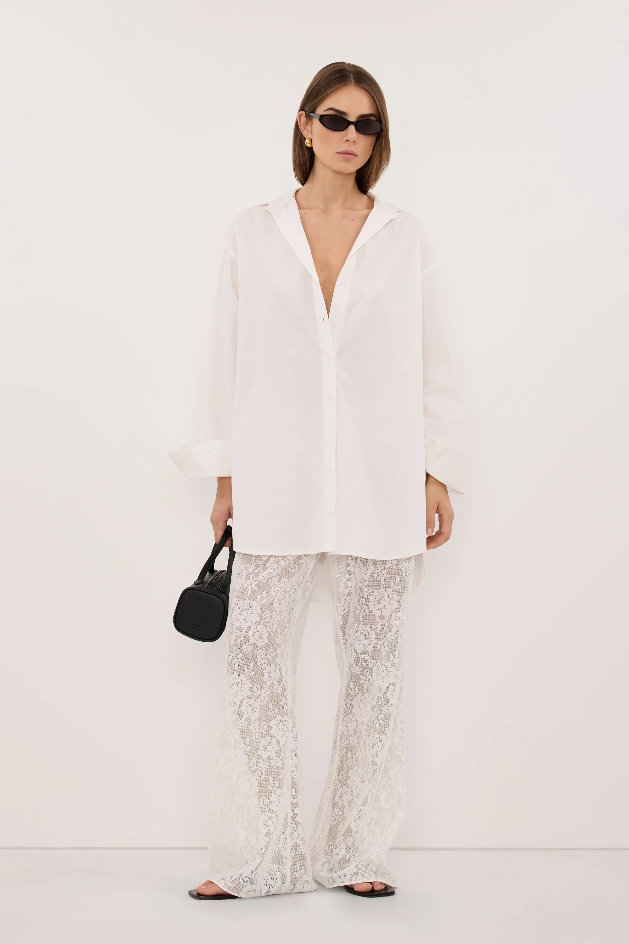 ANYA WHITE LACE PANT - Image 4