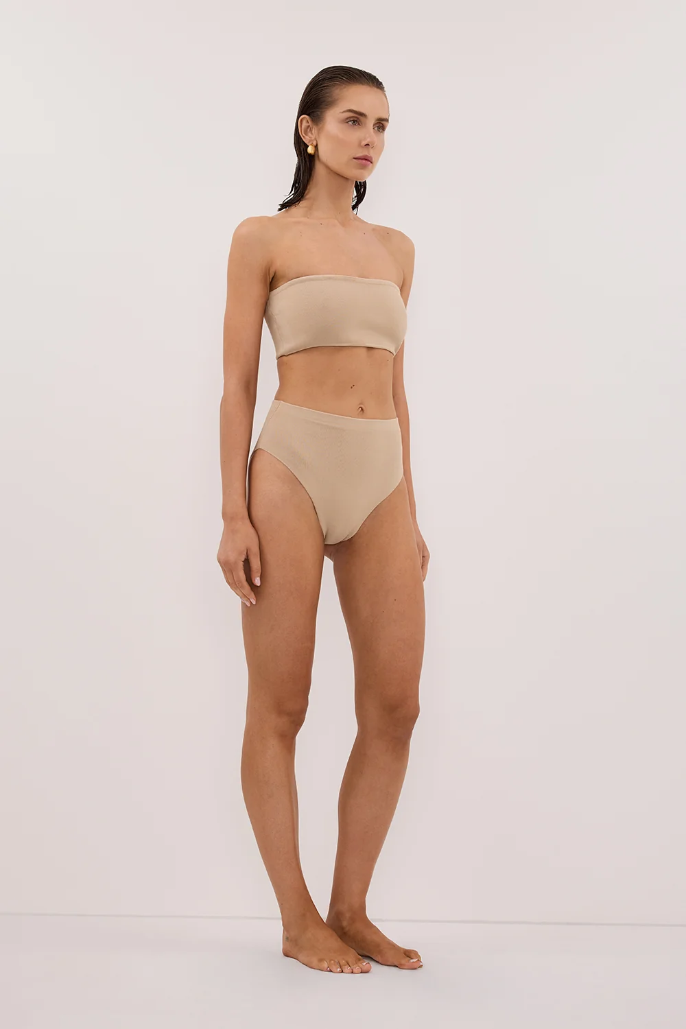BASE BEIGE HIGH WAIST BRIEF - Image 3