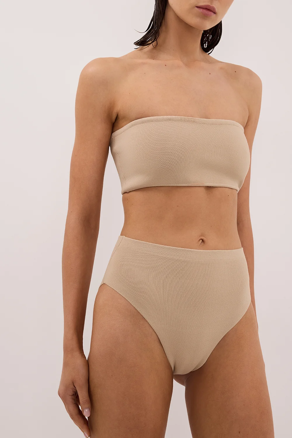 BASE BEIGE HIGH WAIST BRIEF - Image 5