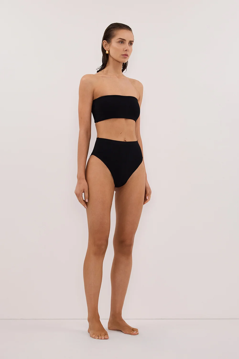 BASE BLACK HIGH WAIST BRIEF - Image 3