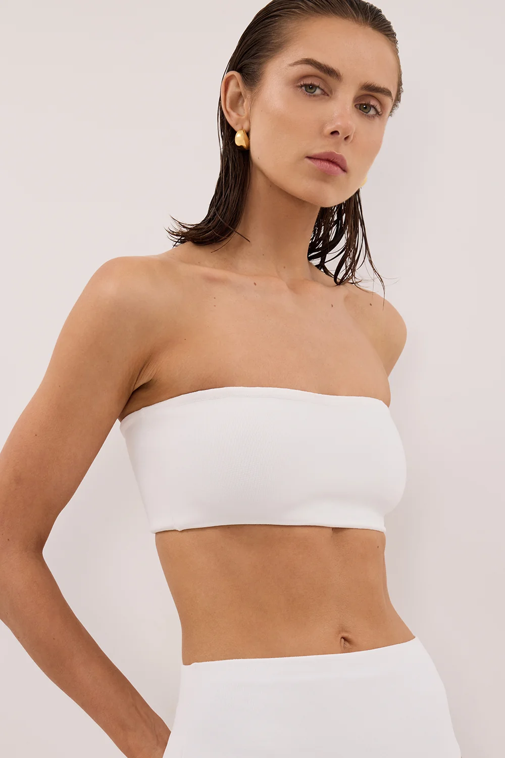 BASE OFF WHITE BANDEAU TOP - Image 5