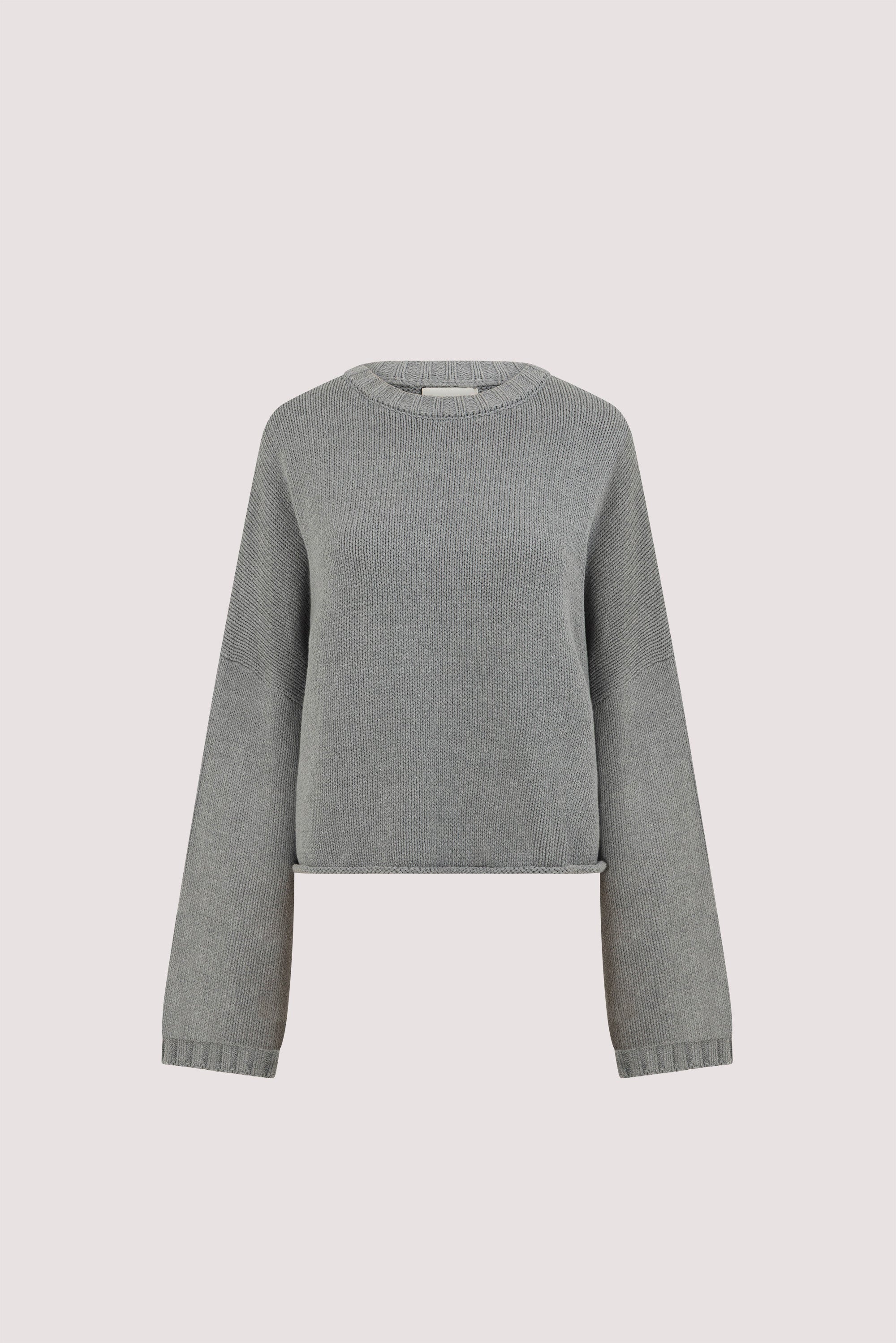 BAY GREY MARLE KNIT JUMPER - Image 6