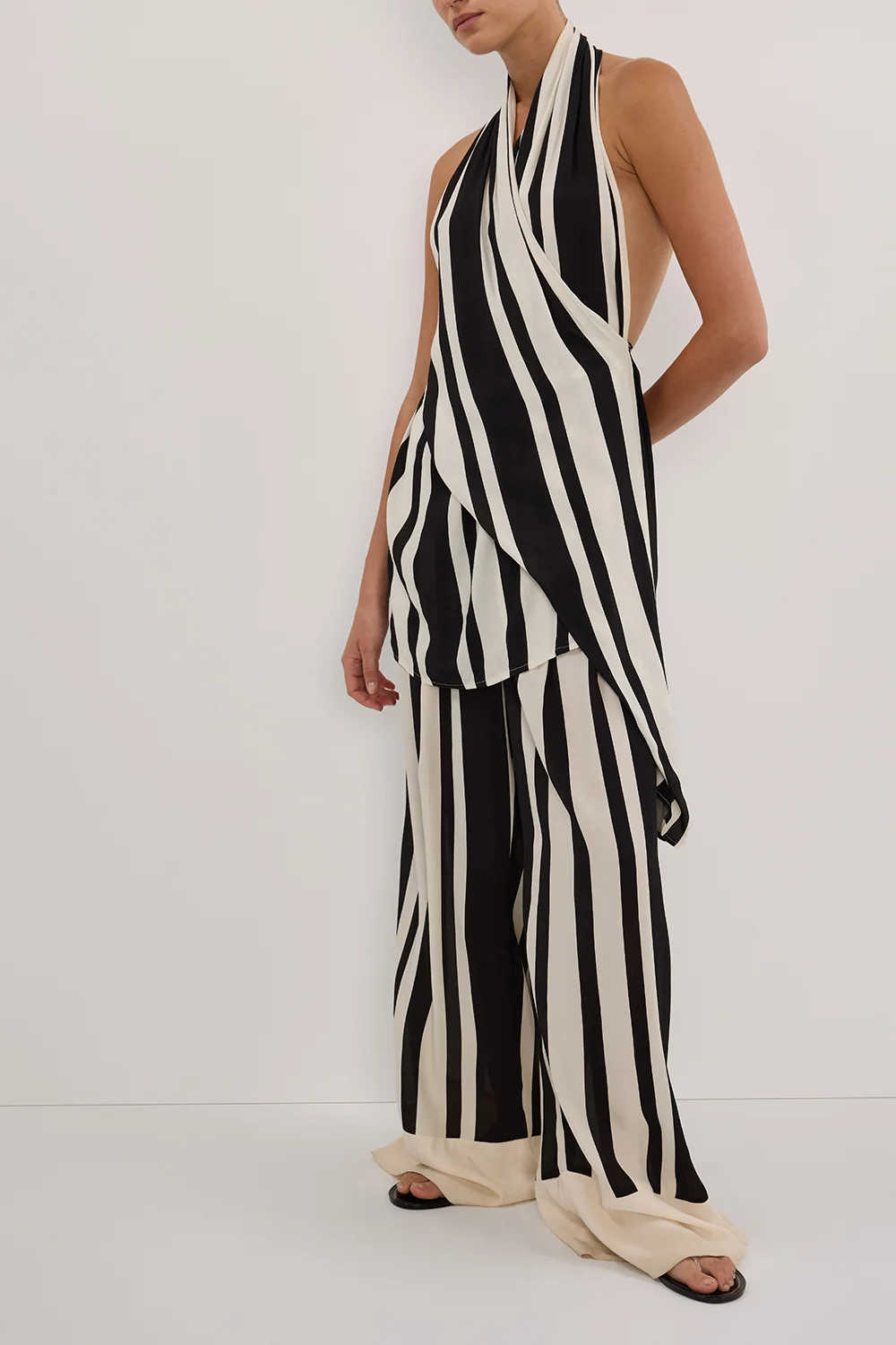 BEAU BLACK STRIPE PANT - Image 2