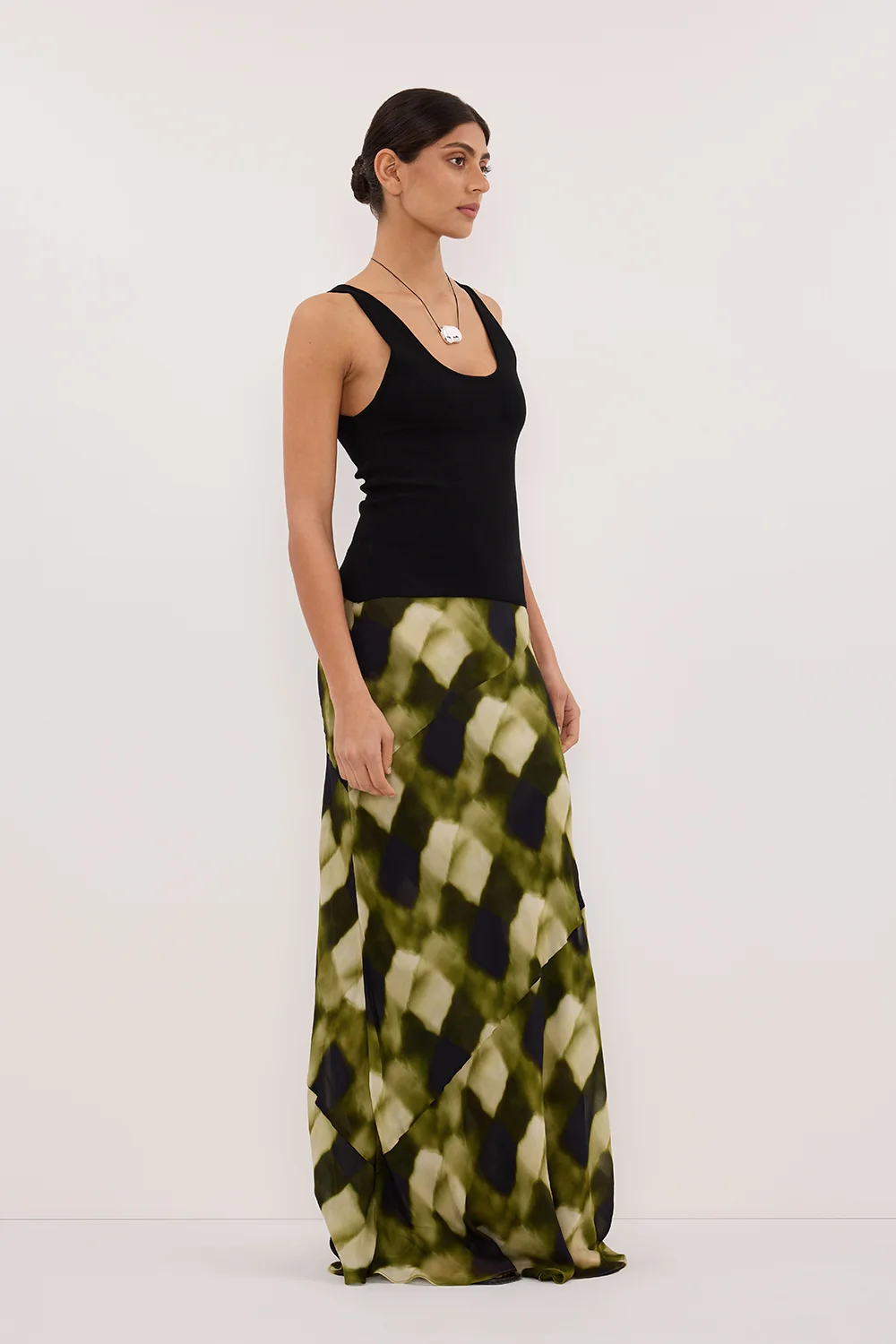 BRONX MOSS MIDI SKIRT - Image 3
