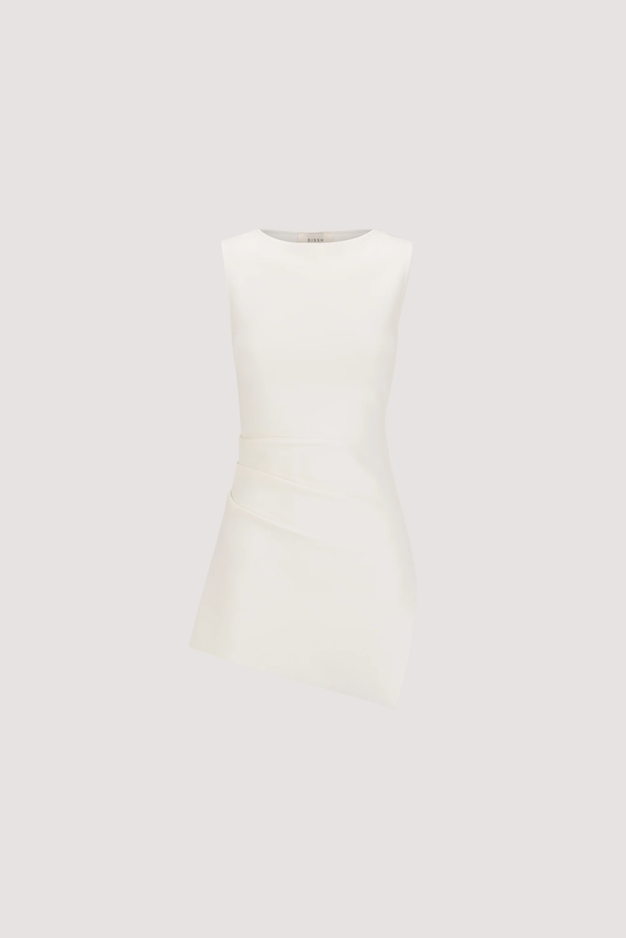 CLEO WHITE SLEEVELESS LONGLINE KNIT TOP - Image 11