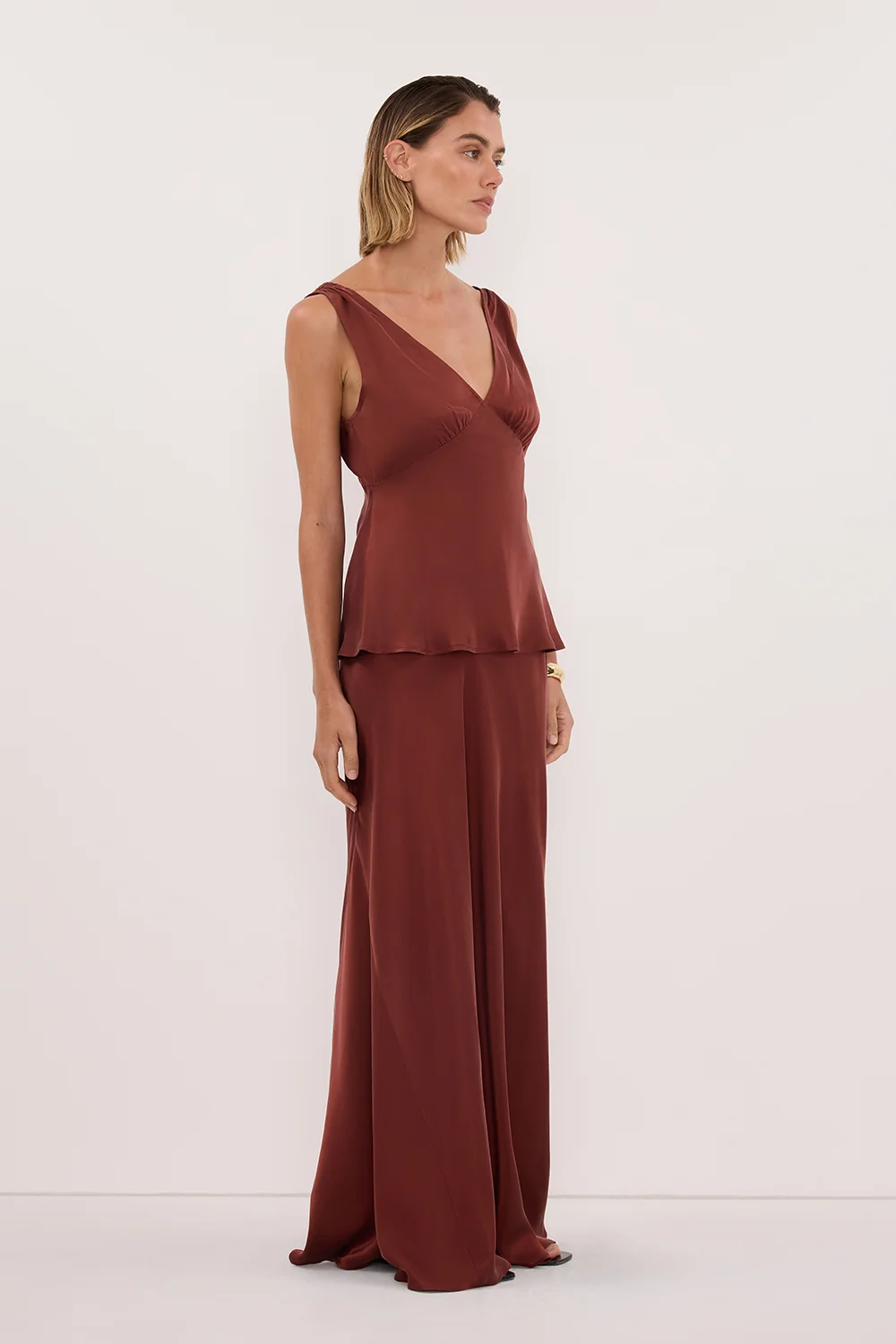 COLETTE SAHARA SILK MAXI SKIRT - Image 4