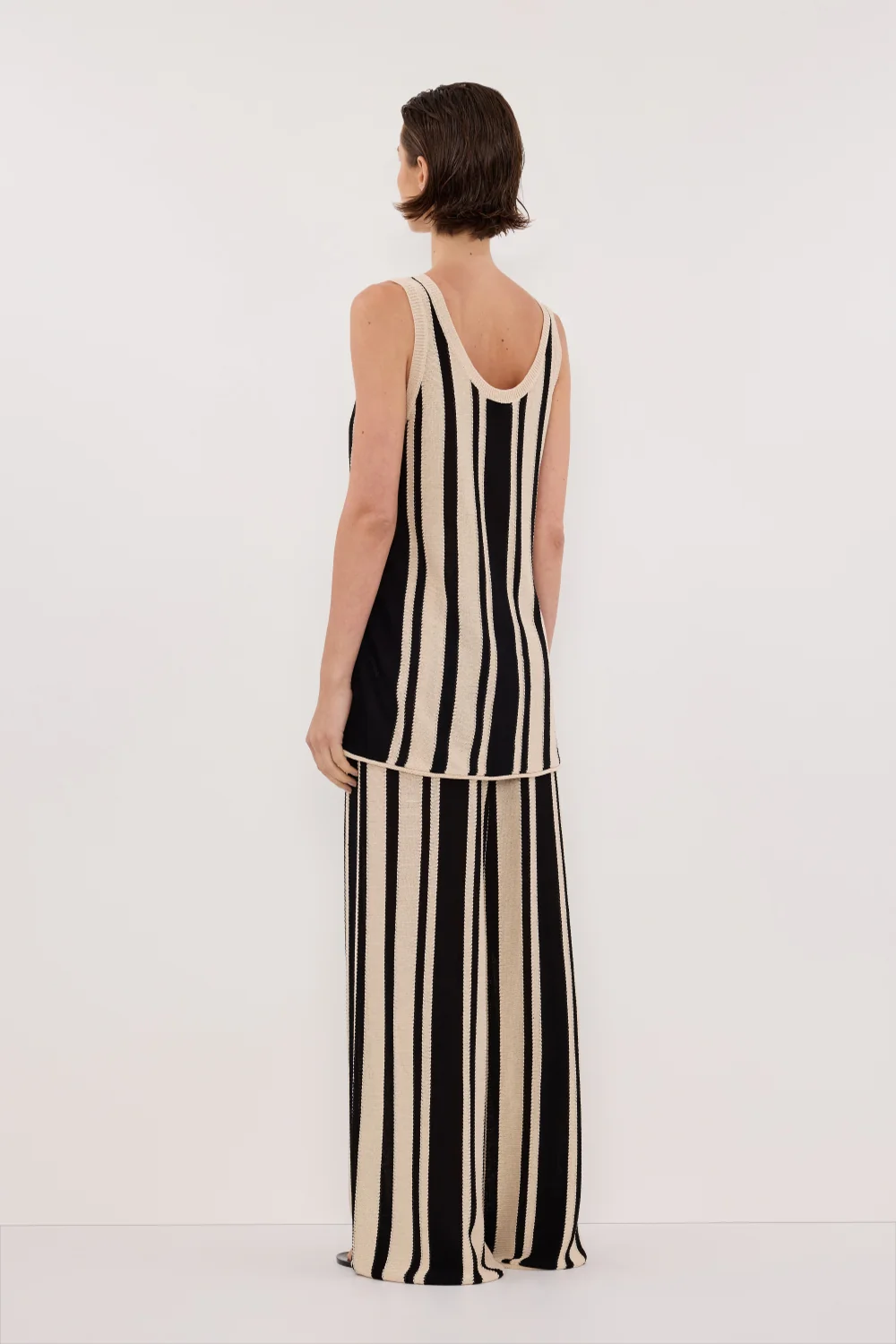 DELPHI STRIPE WIDE LEG KNIT PANT - Image 4