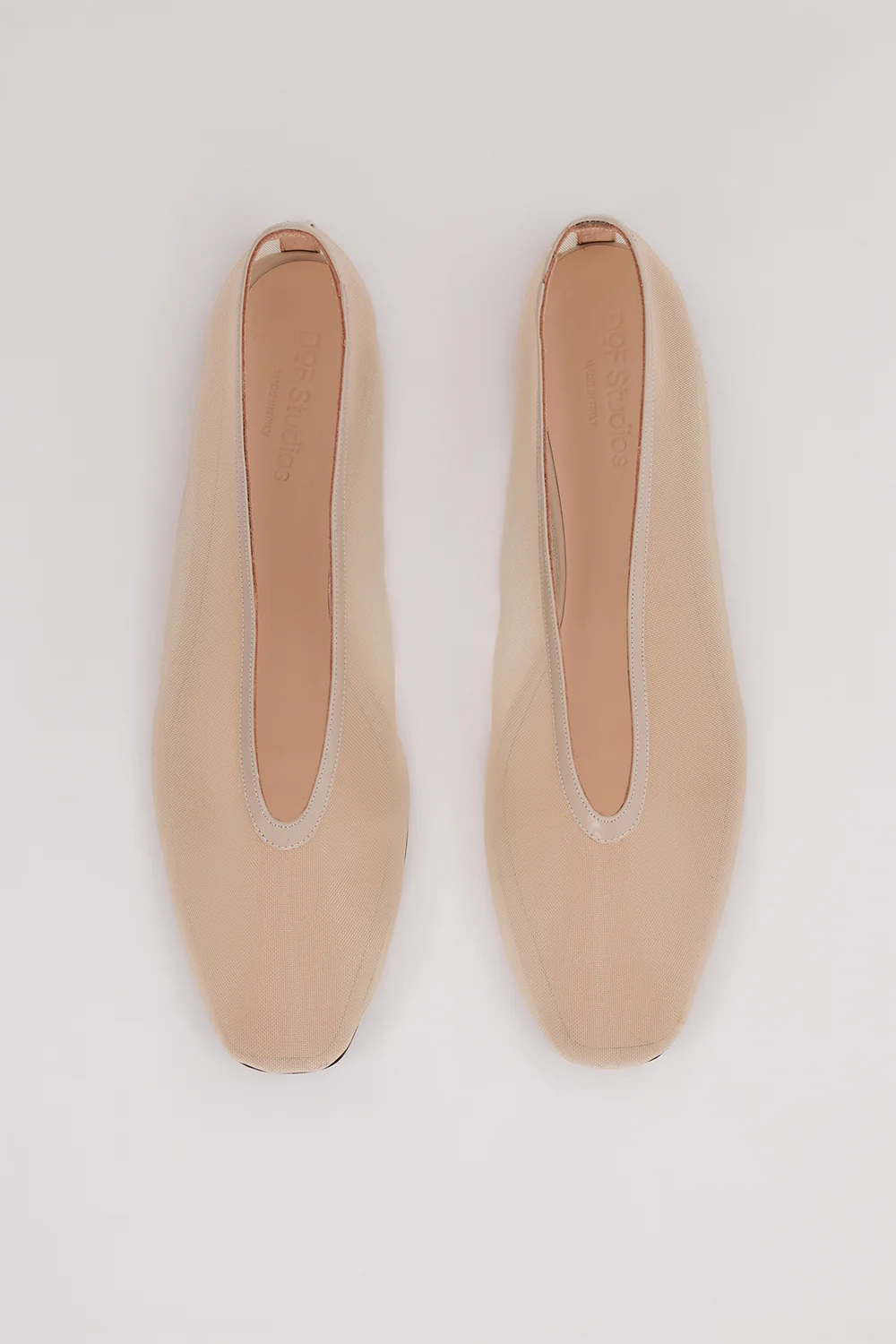 DOF STUDIOS MAISON NUDE MESH BALLET FLAT - Image 4