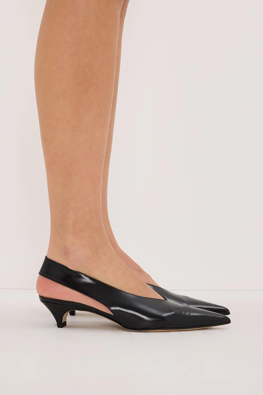 DOF STUDIOS TORY BLACK NAPPA HEEL - Image 2