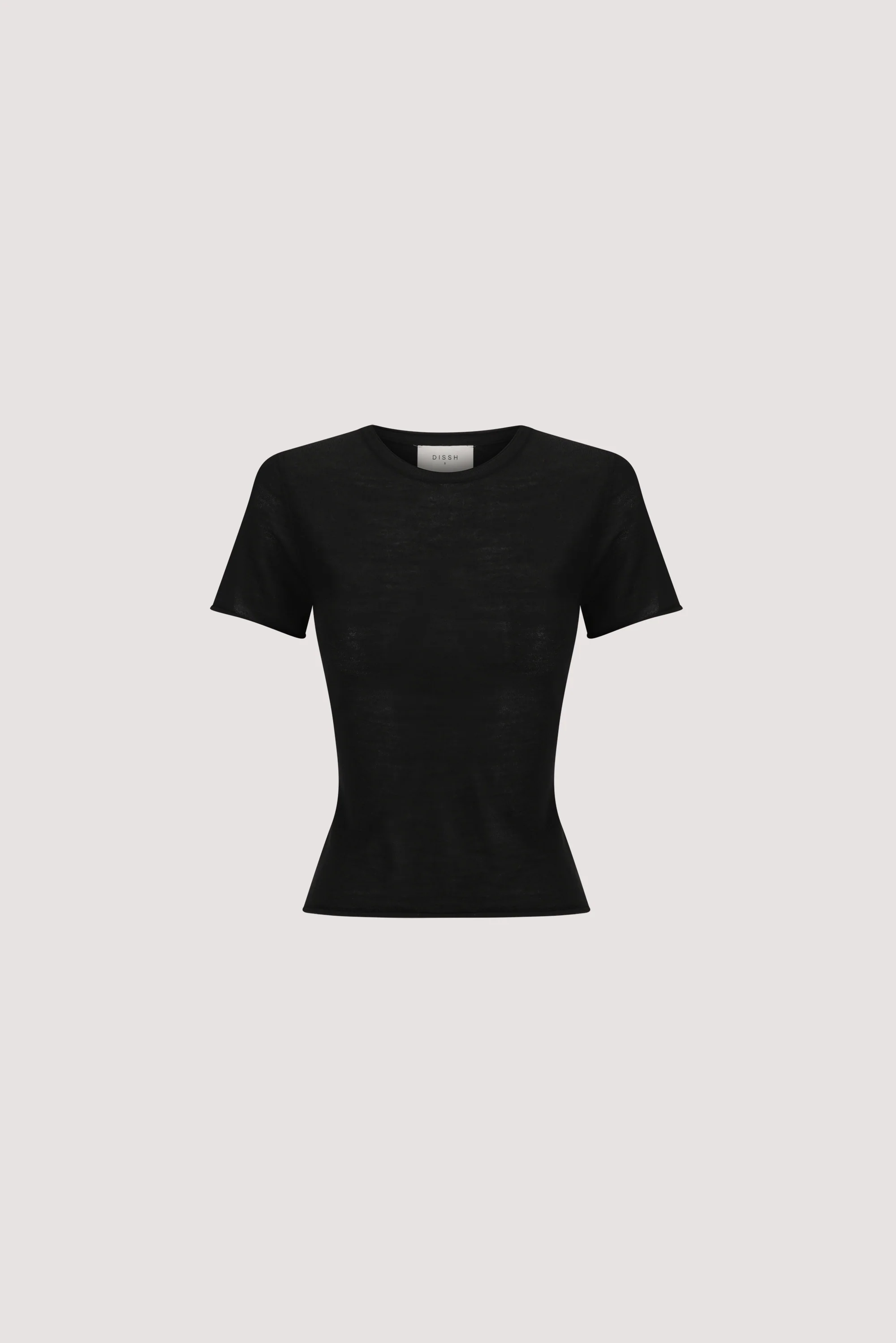 DUKE BLACK MERINO KNIT BABY TEE - Image 8