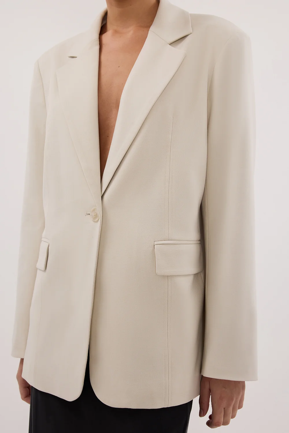 EDEN PLASTER OVERSIZED BOXY BLAZER - Image 5