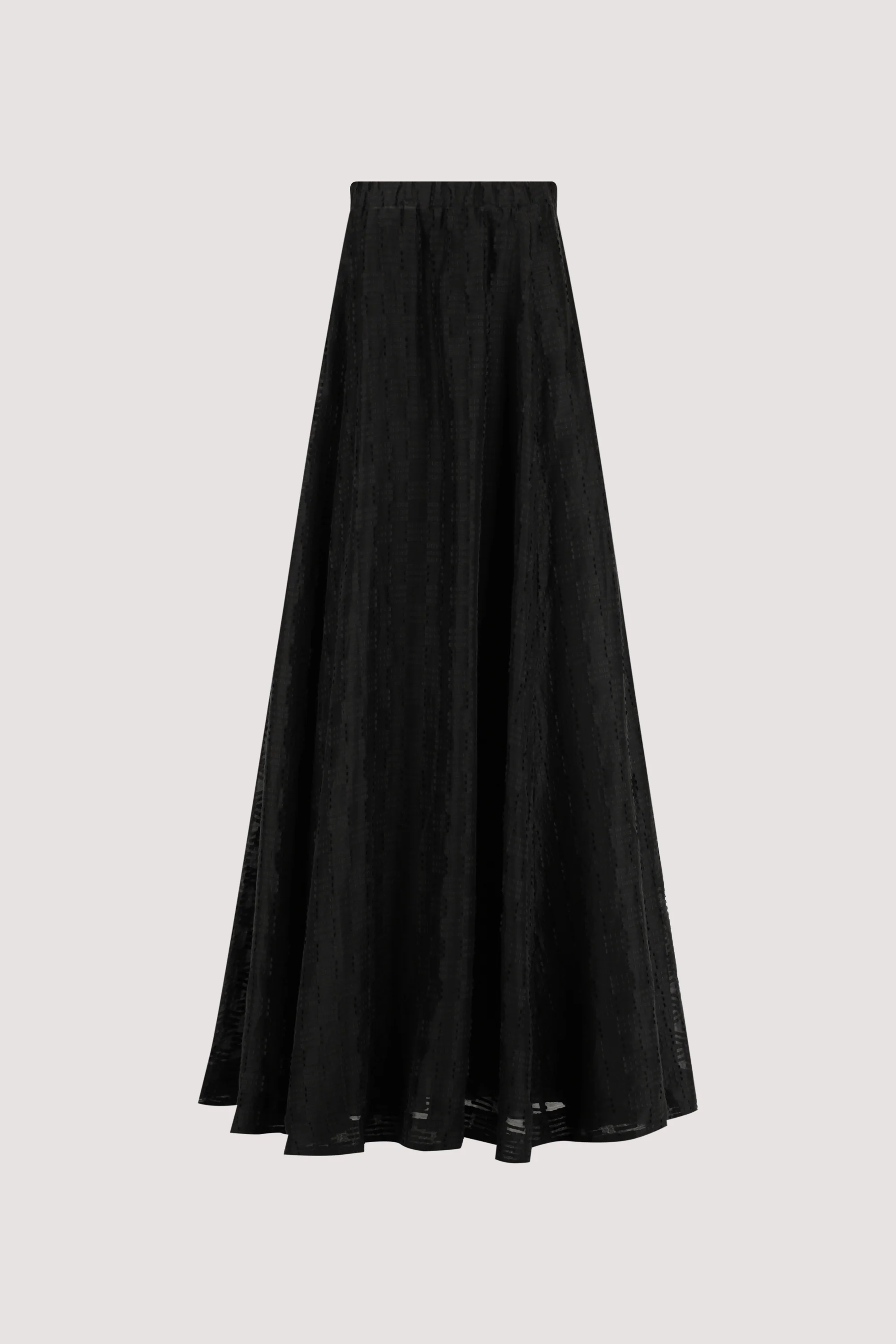 ELBA BLACK SHEER STRAPLESS DRESS - Image 6