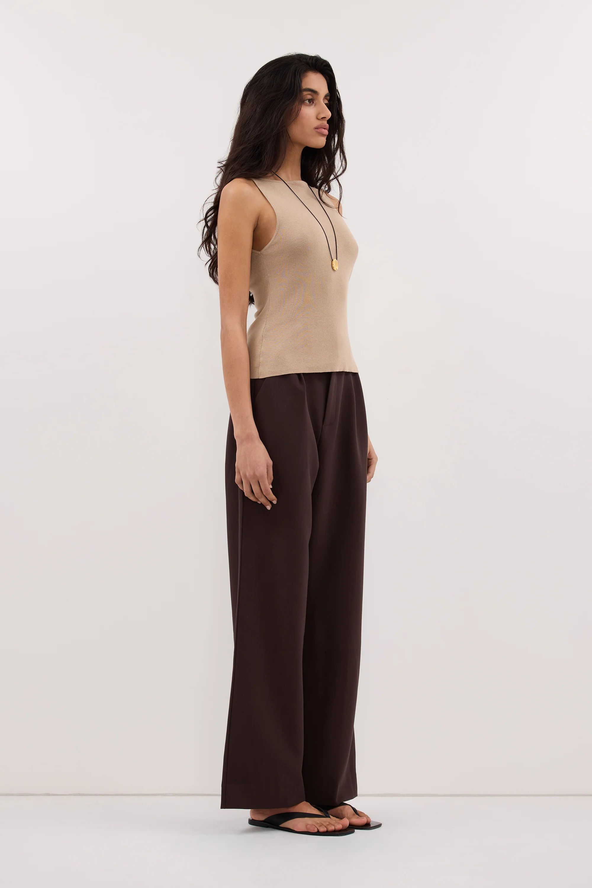 ELLE DARK CHOCOLATE PANT - Image 3