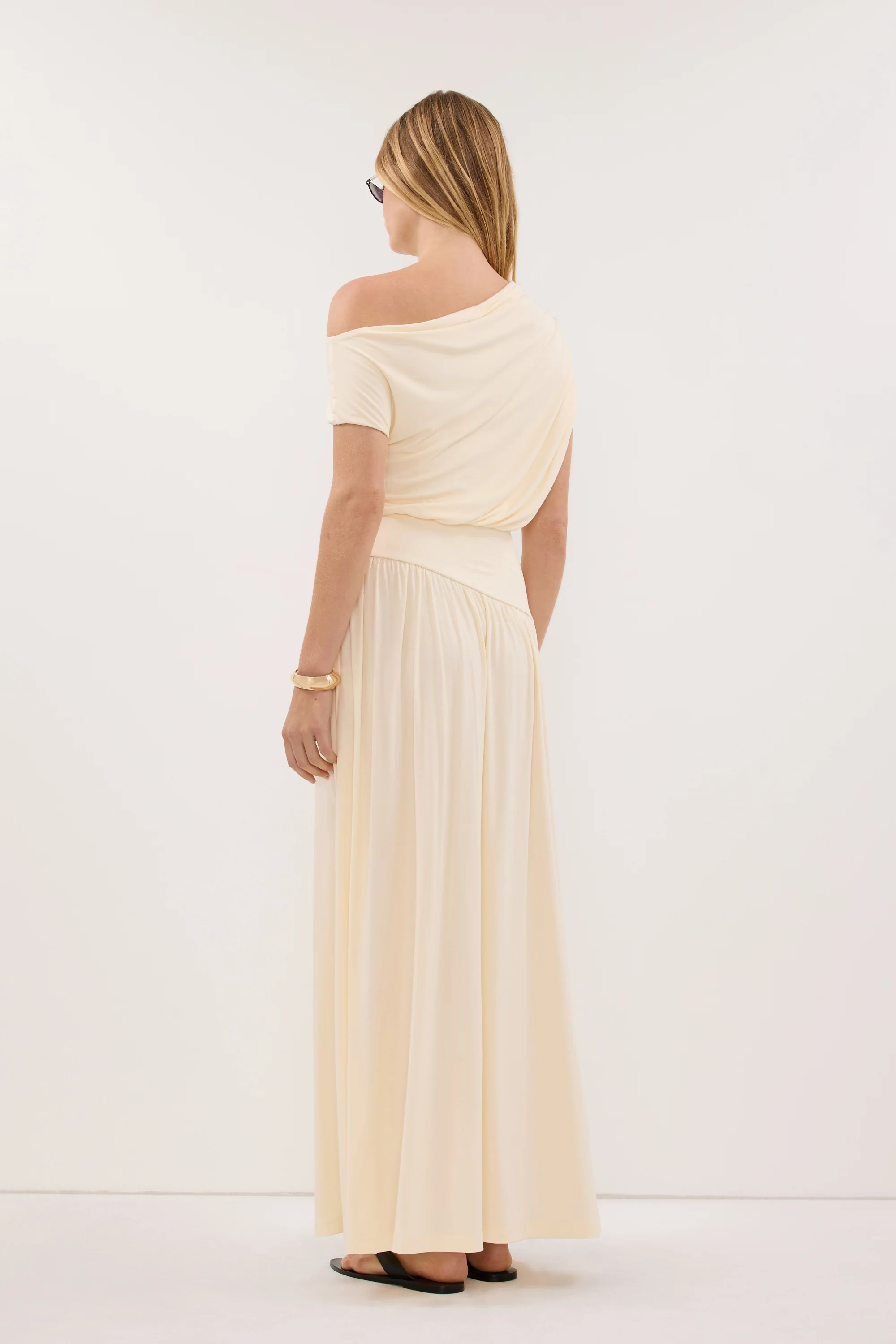 ELSIE BUTTER MODAL ASYM MAXI DRESS - Image 5