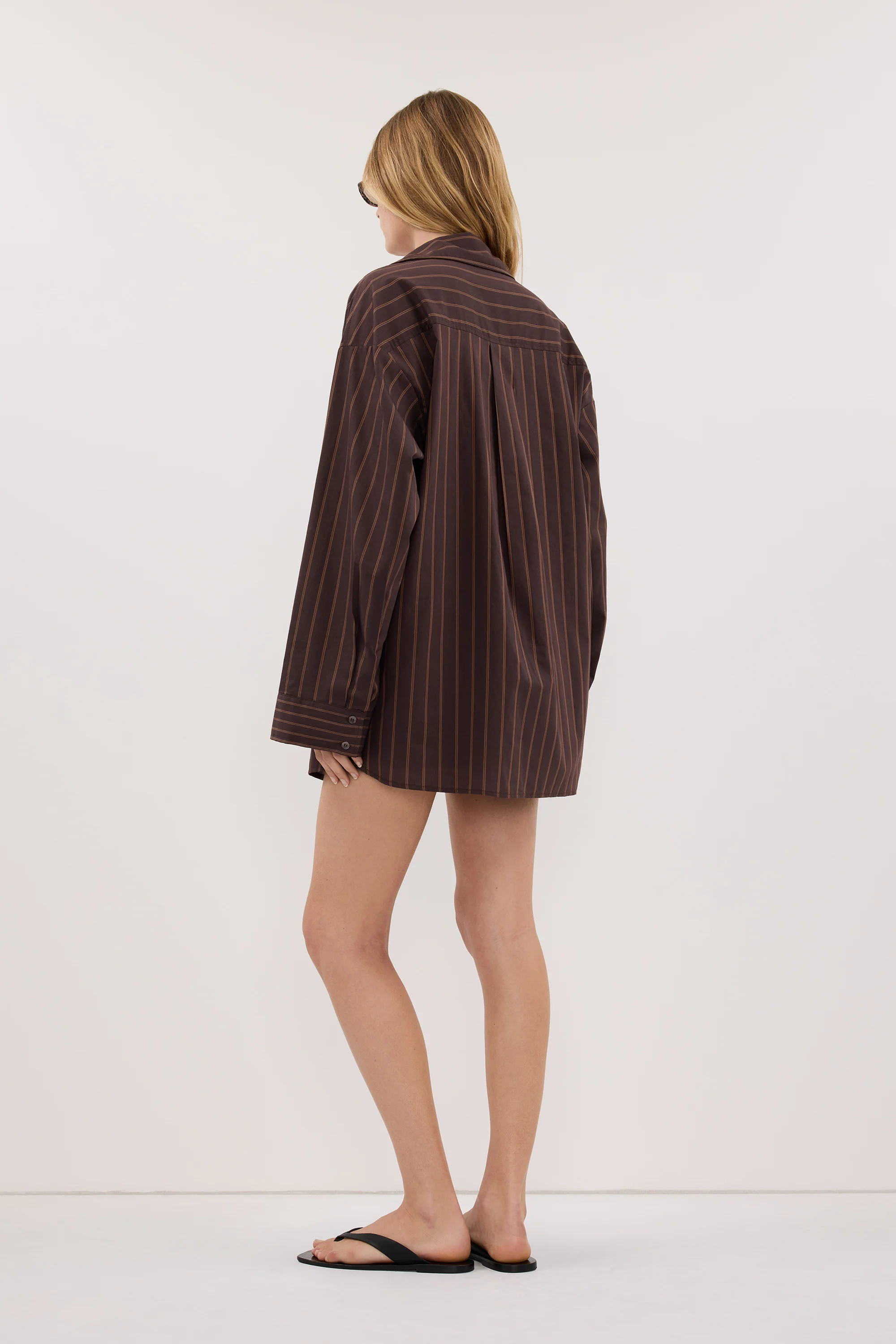 FABLE CHOC SILK BLEND SHIRT - Image 4
