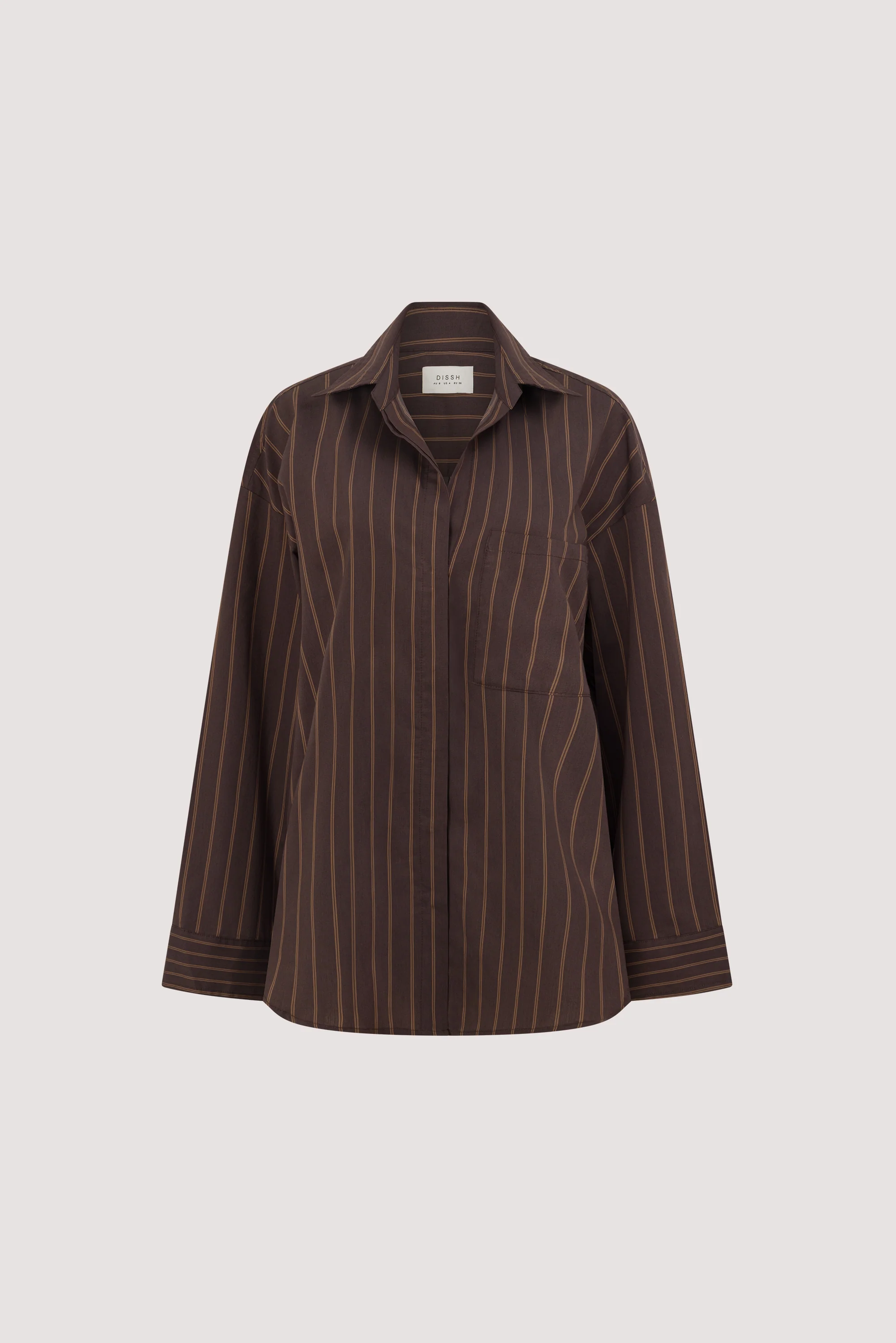 FABLE CHOC SILK BLEND SHIRT - Image 6
