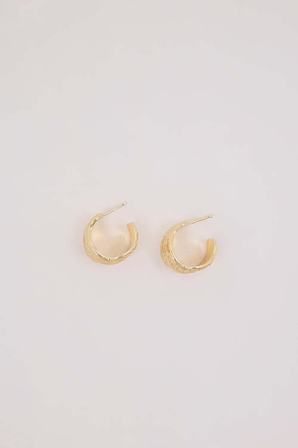 F+H GOLD OYSTER SHELL HOOPS - Image 3