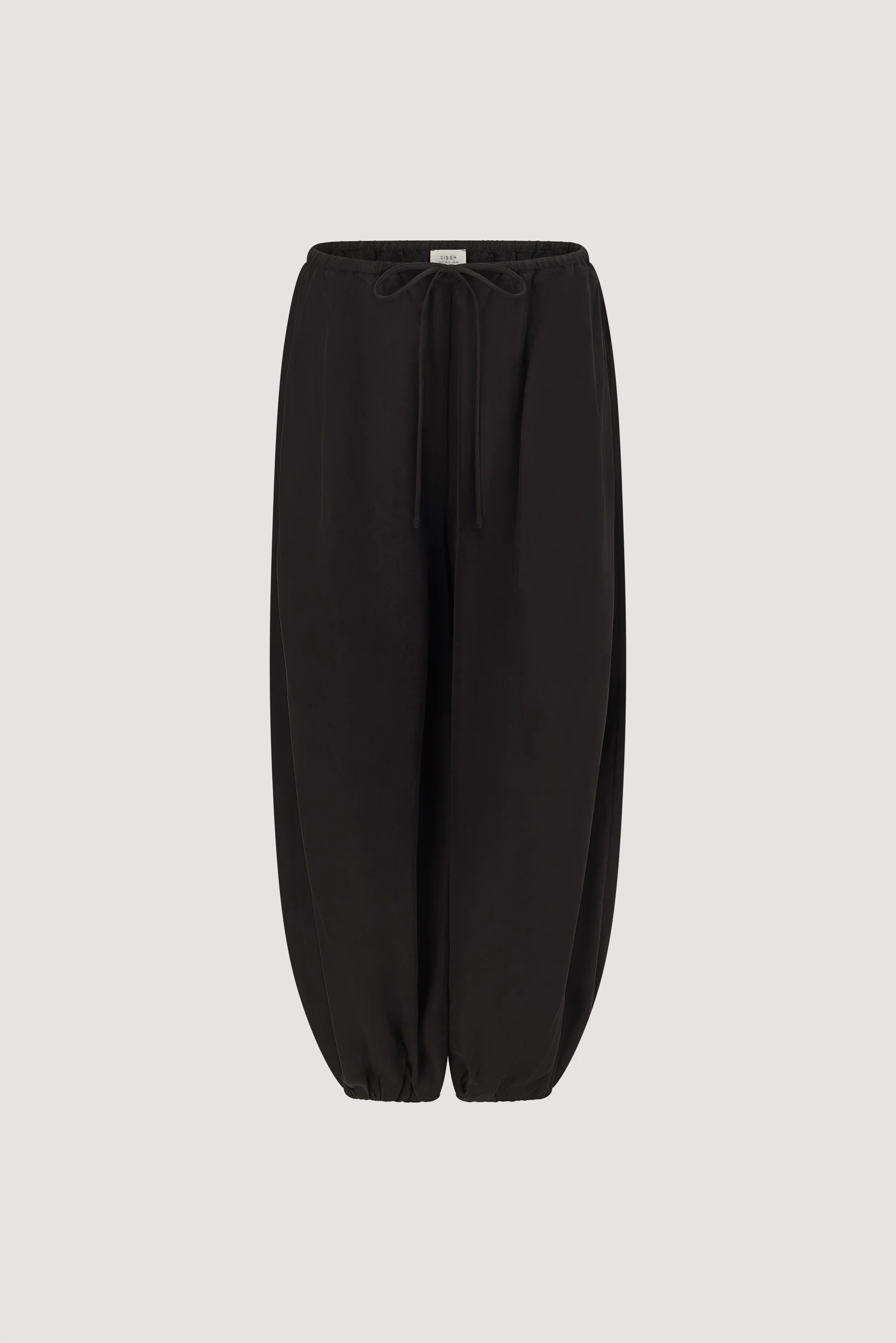 FRANCIS BLACK CUPRO BALLOON PANT - Image 7