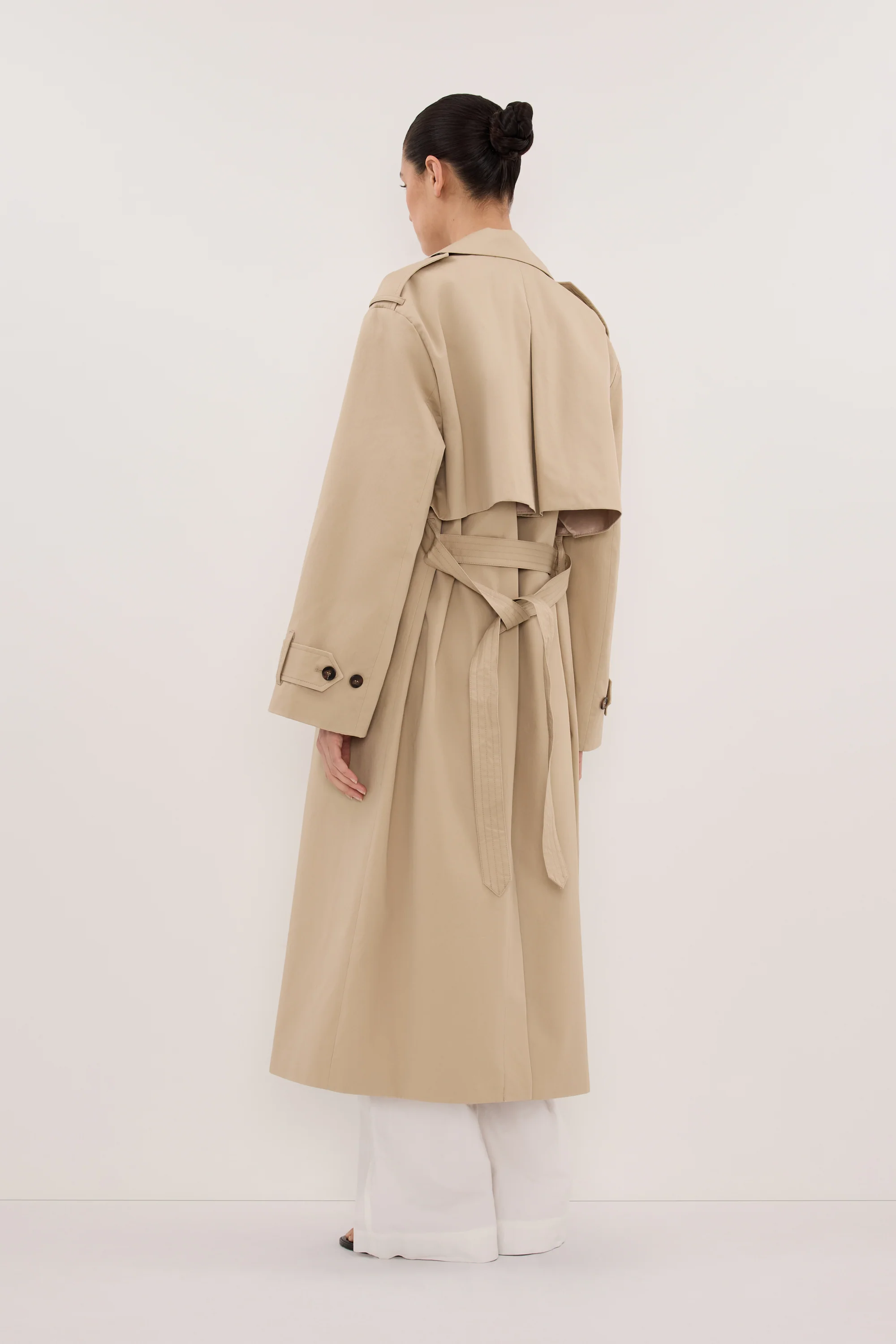 GABRIEL NATURAL BELTED TRENCH COAT - Image 4
