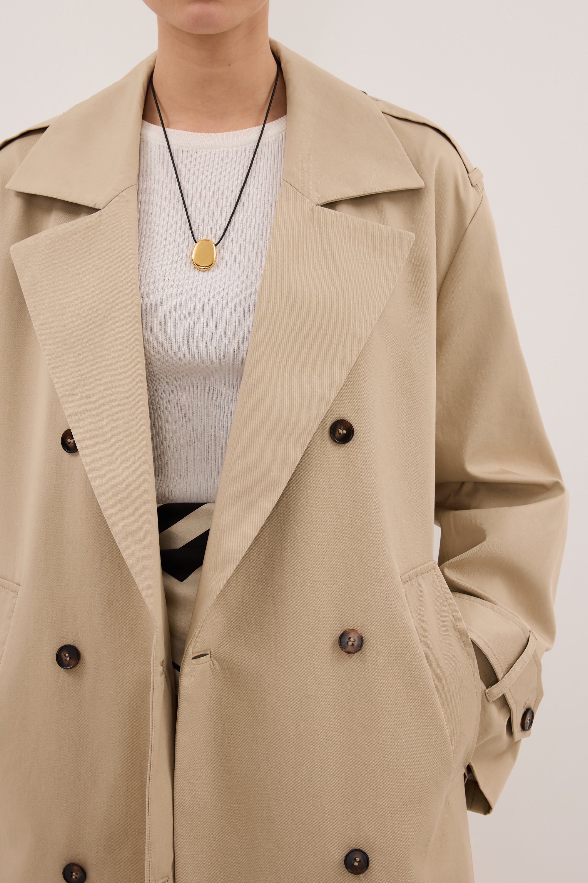 GABRIEL NATURAL BELTED TRENCH COAT - Image 5