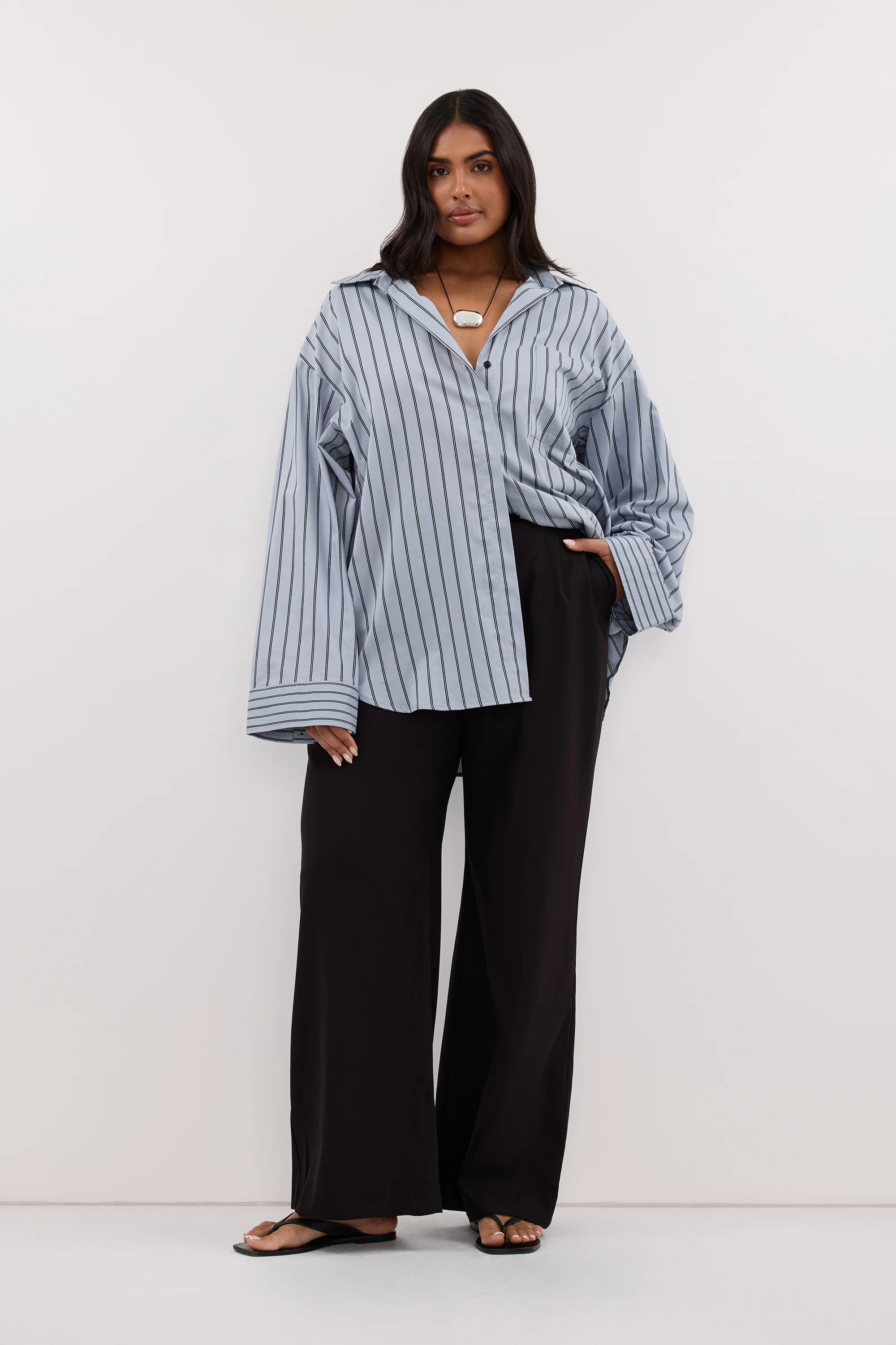 HARLEY BLACK STRAIGHT LEG PANT - Image 7