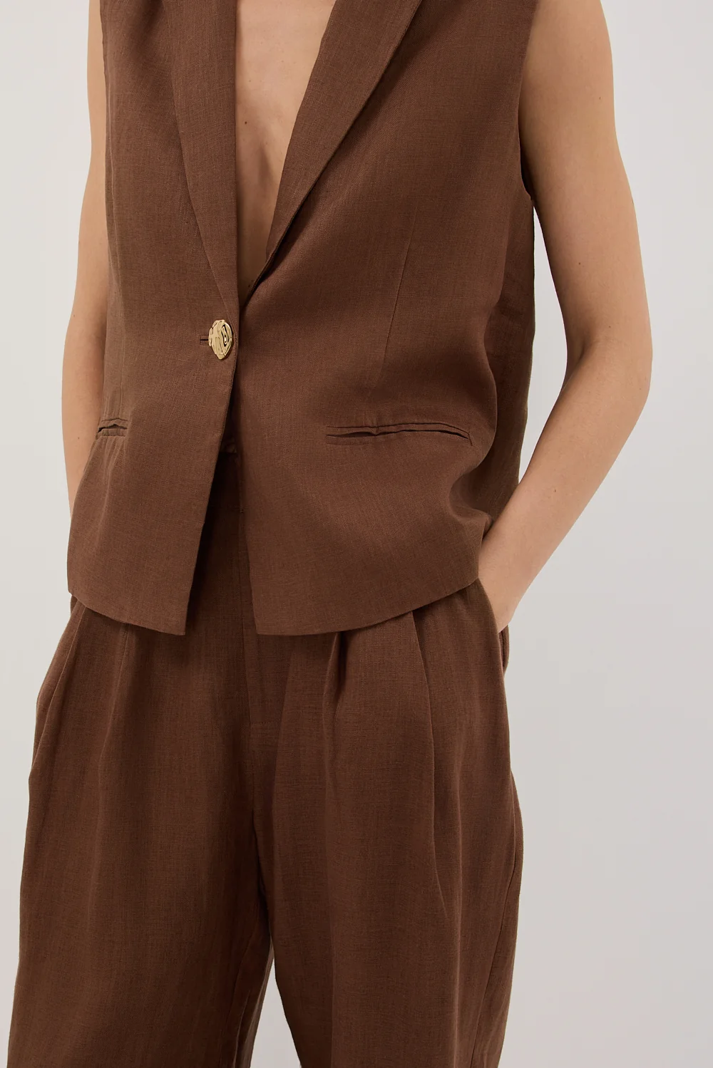 HOLDEN FONDANT LINEN PANT - Image 5
