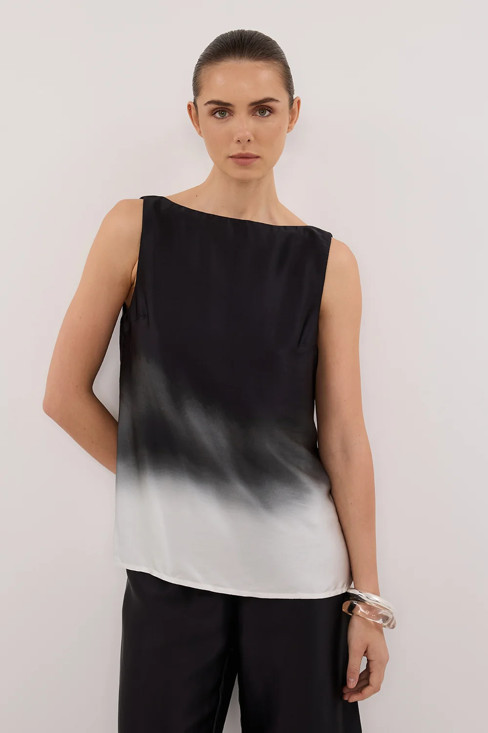 HUXLEY OMBRE SILK TOP - Image 2