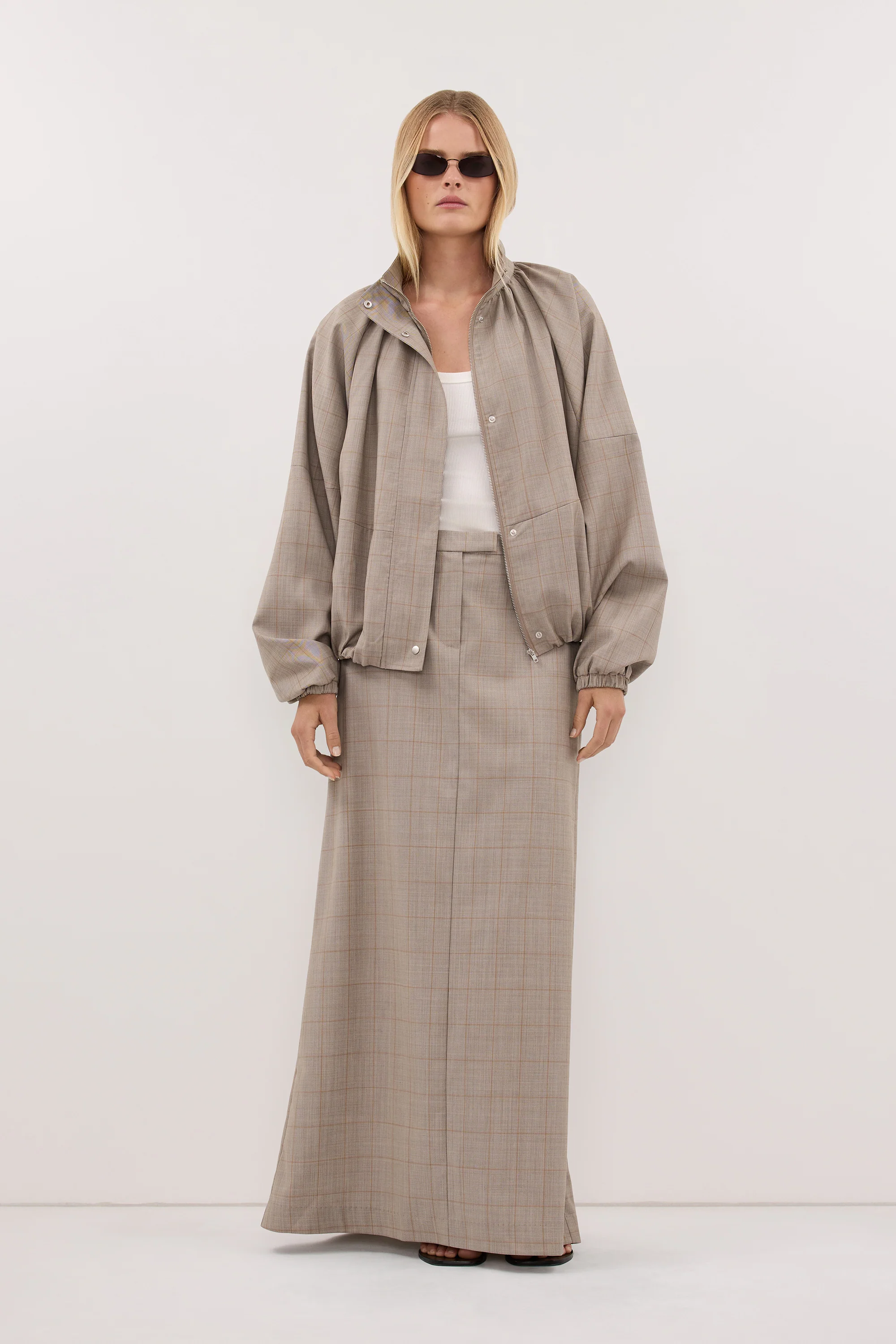 KALILA ASH A-LINE MAXI SKIRT - Image 3