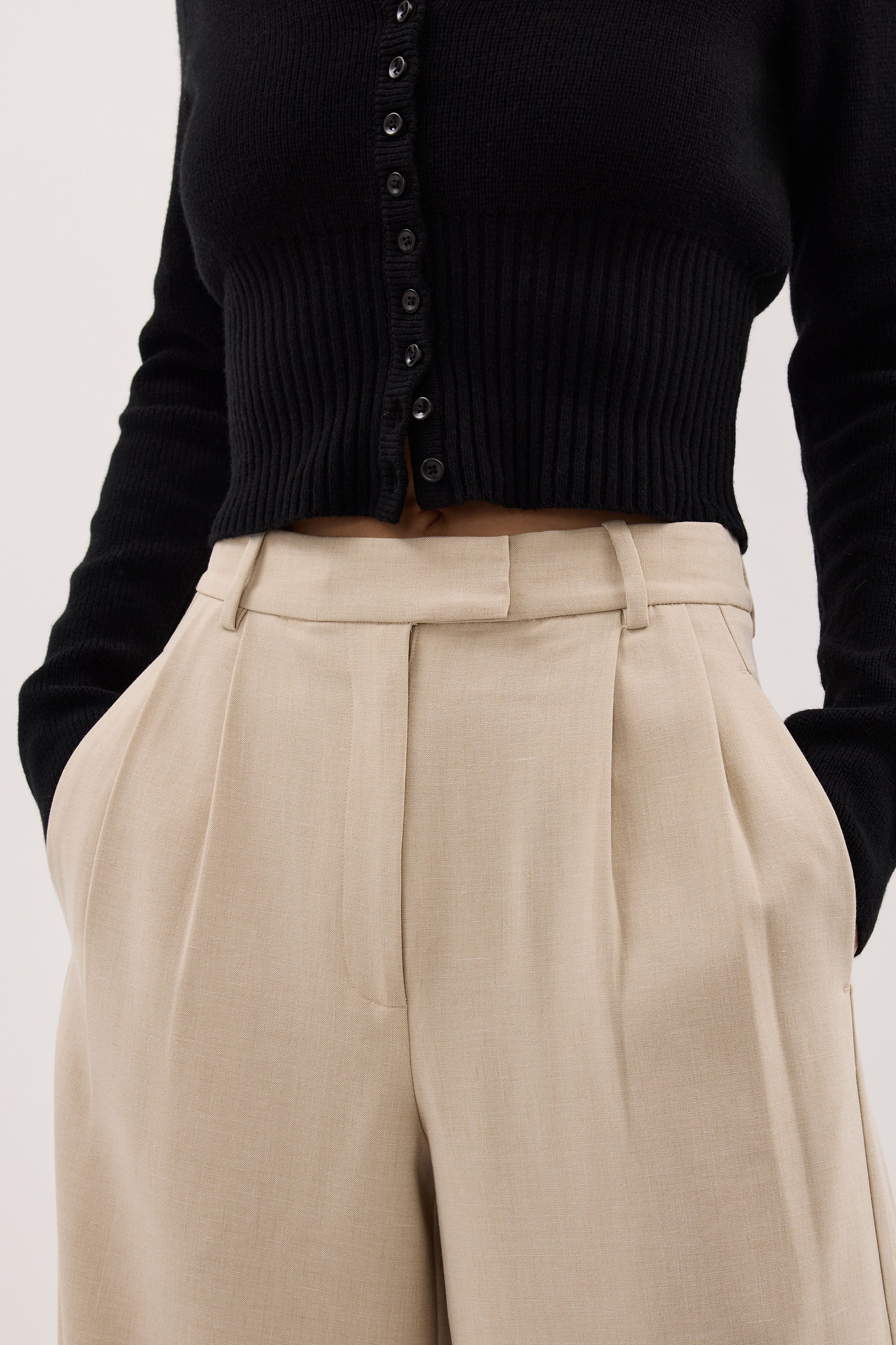 KENDALL OAT WIDE LEG PANT - Image 6