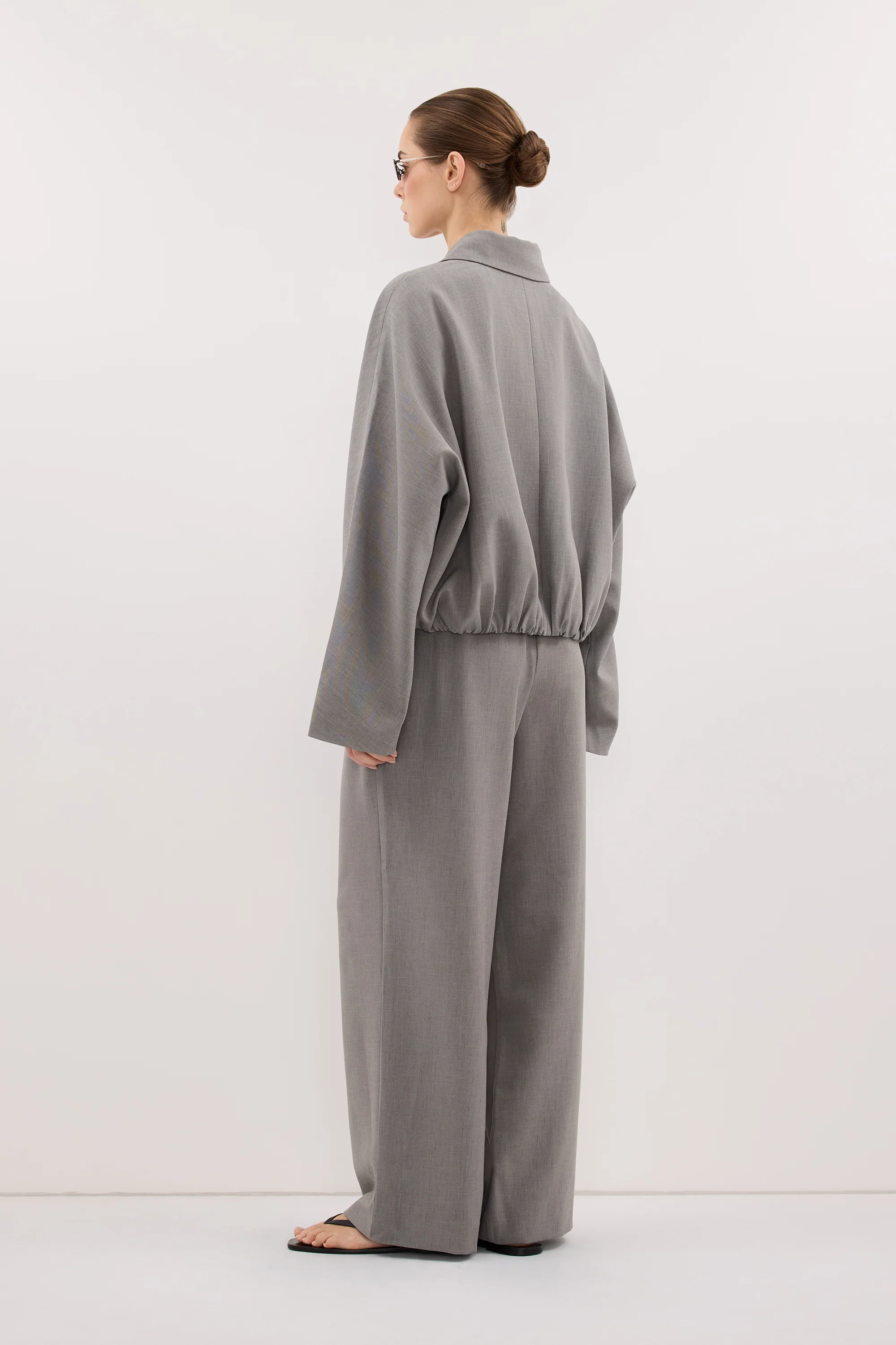KENDALL STEEL GREY DRAWSTRING PANT - Image 5
