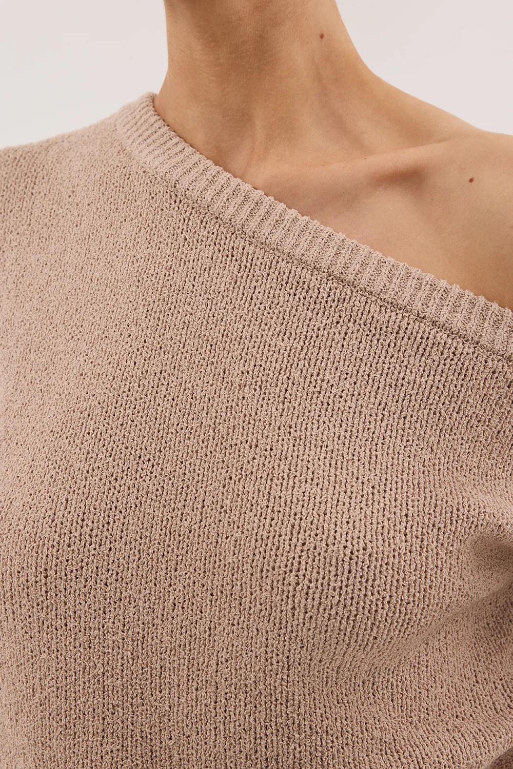 KERRY TAN ASYM KNIT TOP - Image 6
