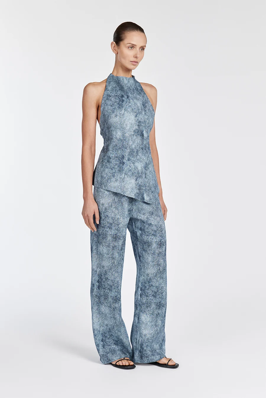 LEON LINEN DRAWSTRING PANT - Image 3
