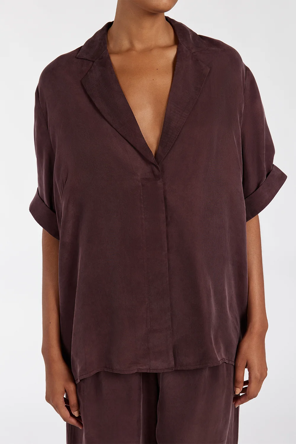 LIAM CURRANT CUPRO SHIRT - Image 5
