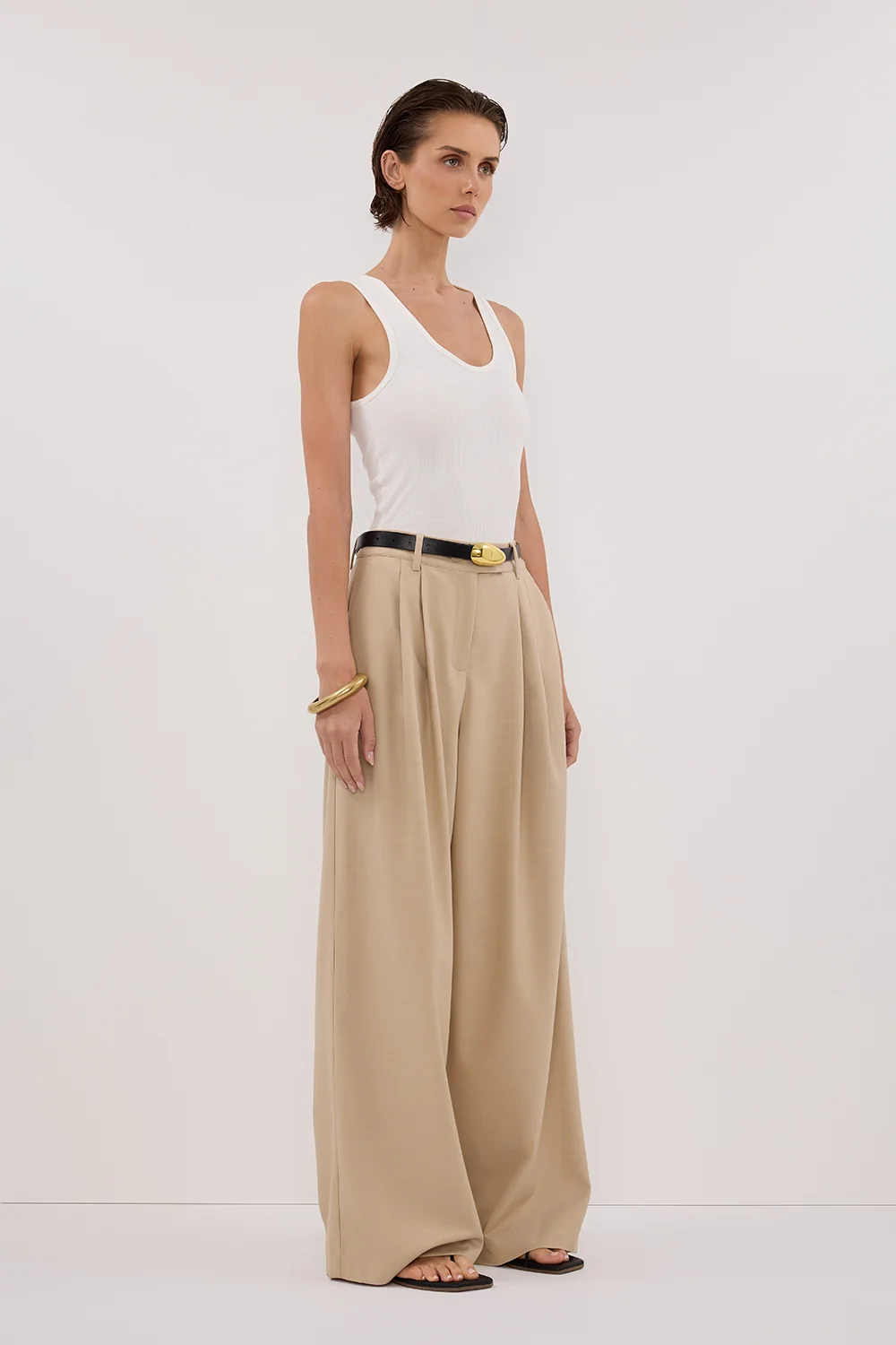 LOUIE NATURAL WIDE LEG PANT - Image 3