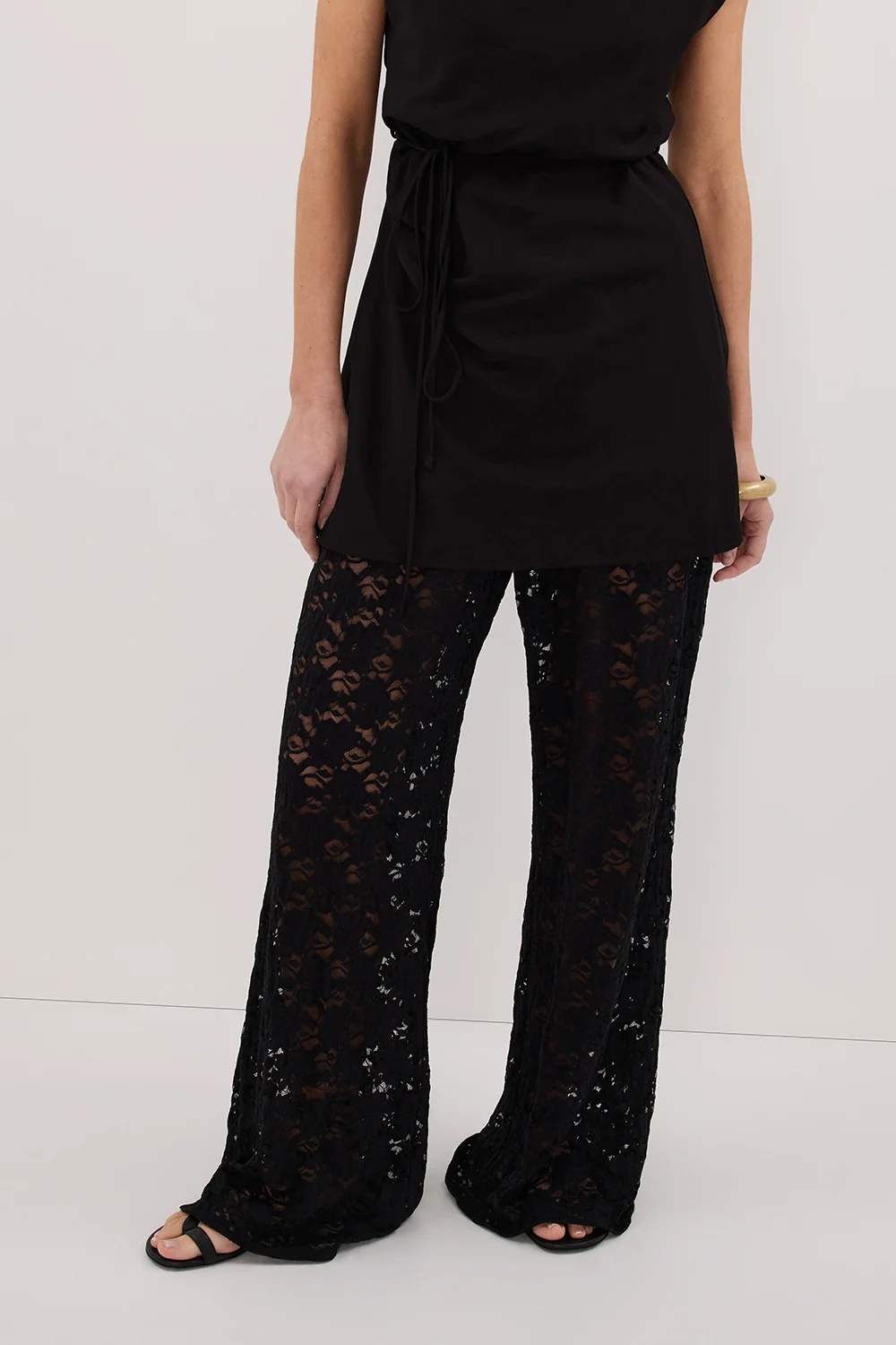 LOULA BLACK LACE PANT - Image 2