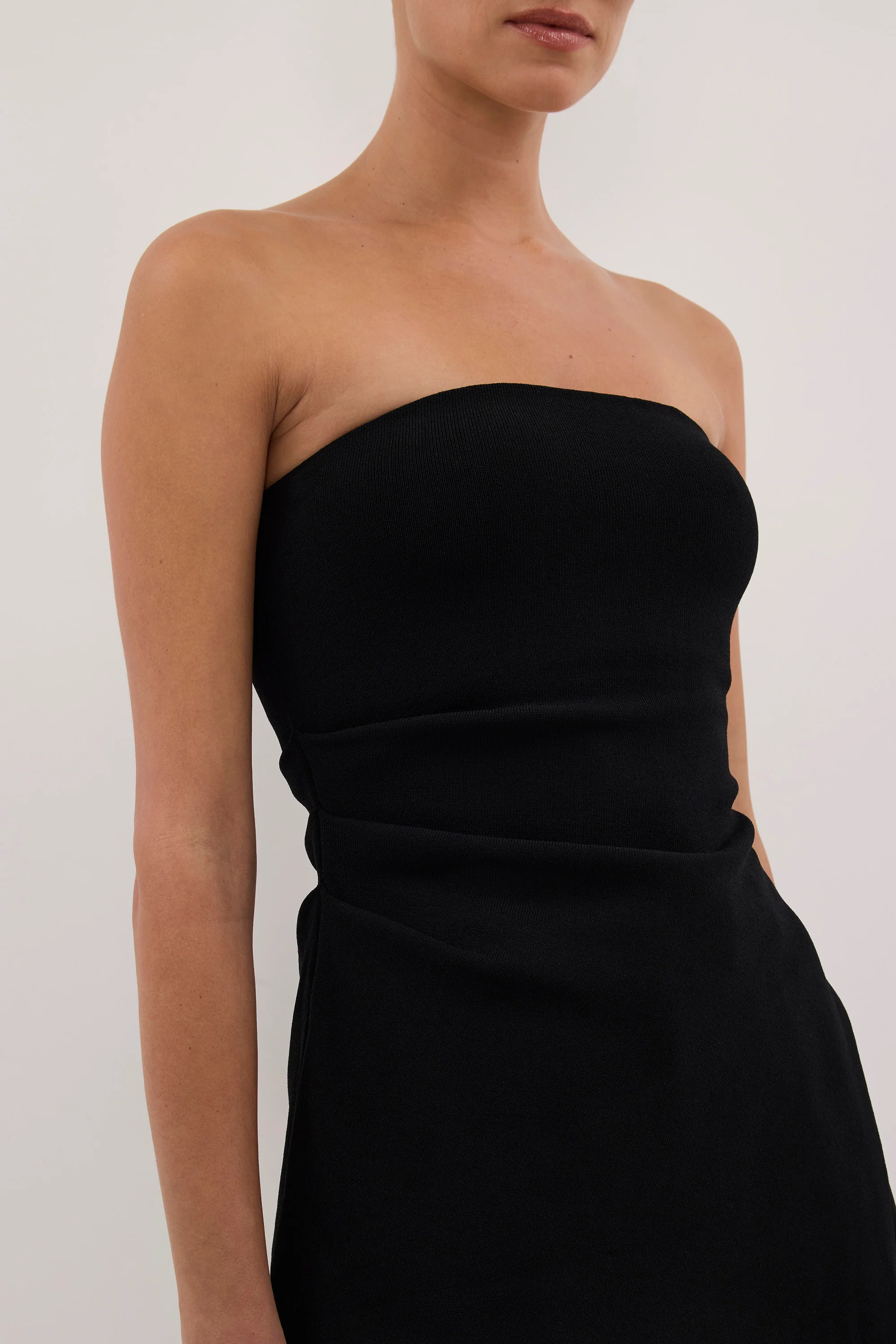 LUKE BLACK LONGLINE BANDEAU TOP - Image 4