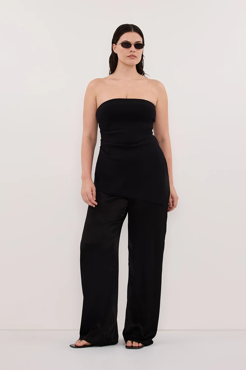 LUKE BLACK LONGLINE BANDEAU TOP - Image 5