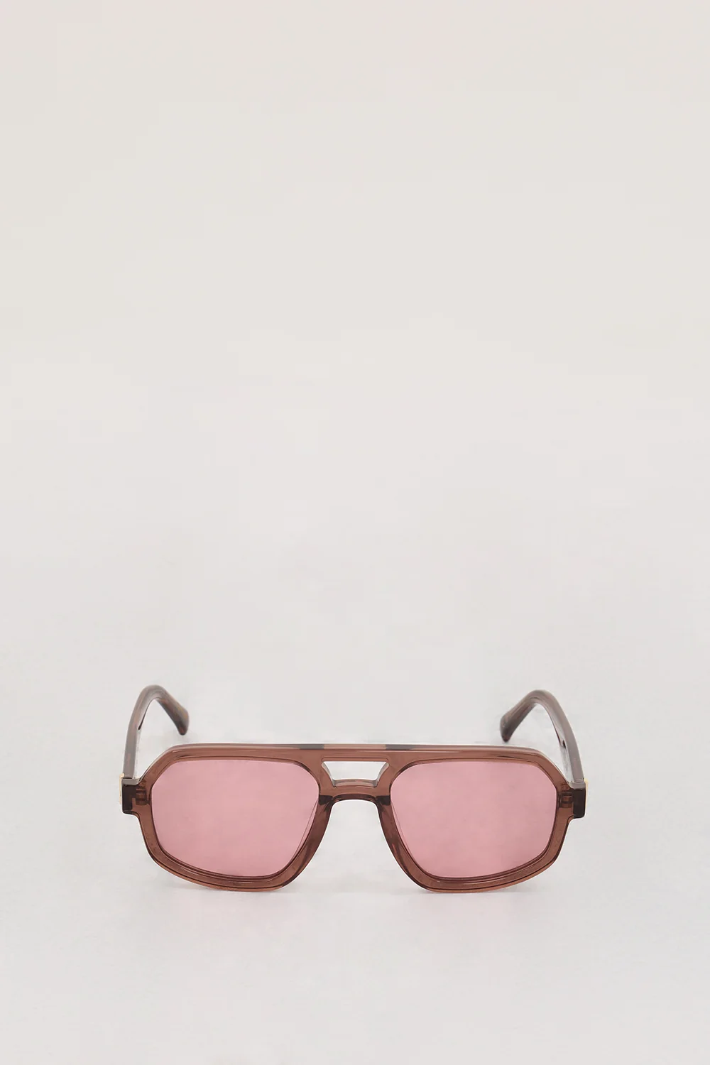 LUV LOU THE BANKS BURGUNDY SUNGLASSES