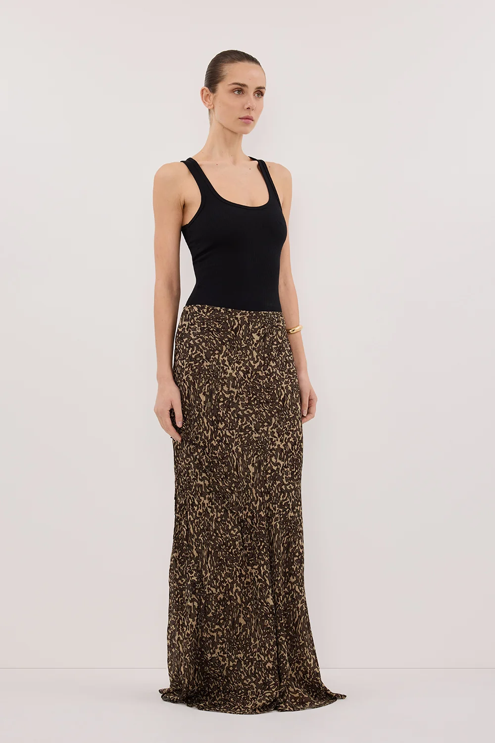 MARVILLA CHOC MIDI SKIRT - Image 3