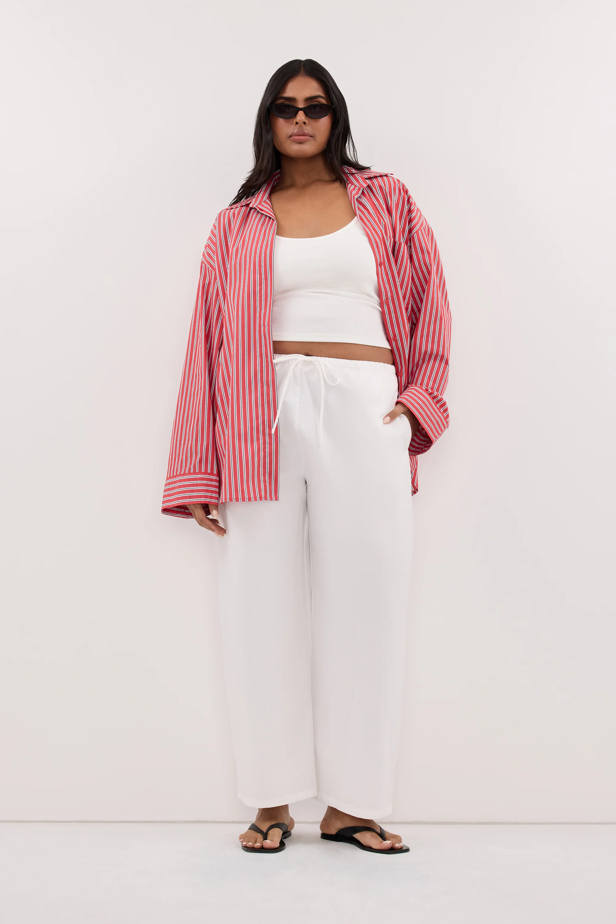 MISHA RED STRIPE SHIRT - Image 7