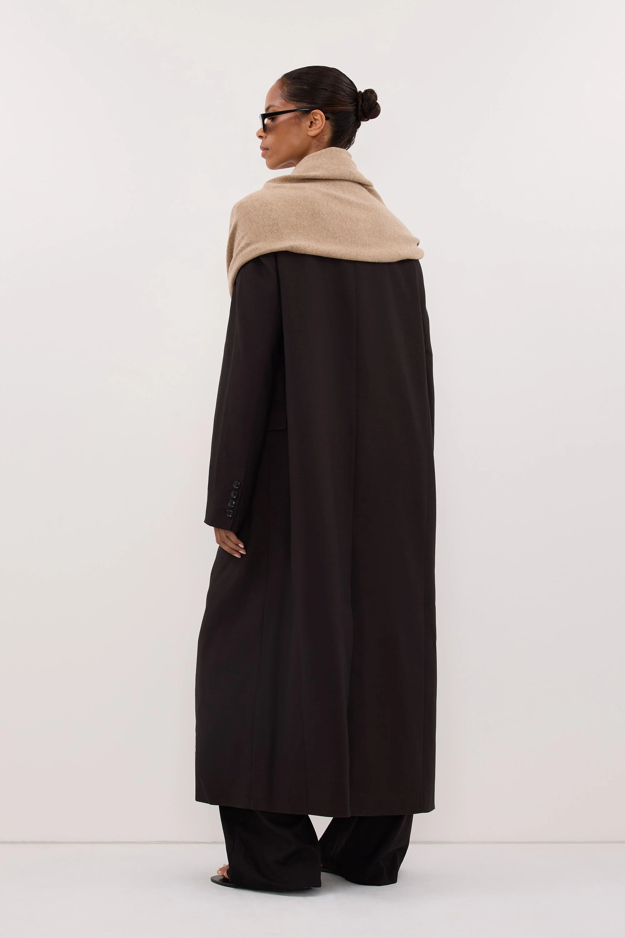 MONIQUE PEAT LONGLINE BLAZER COAT - Image 6