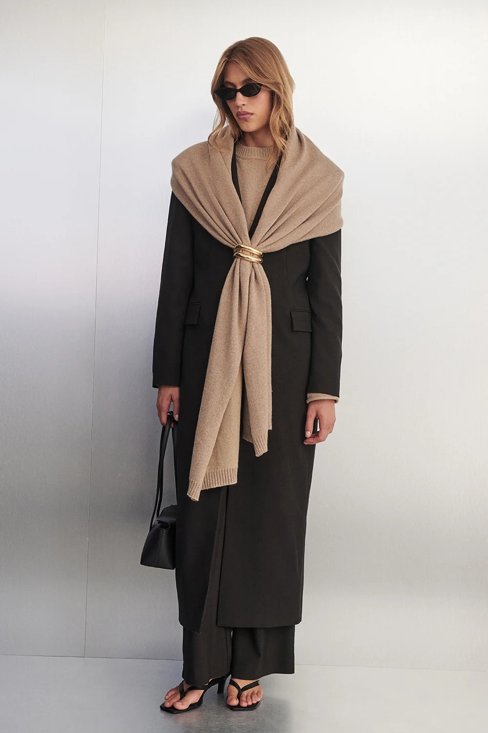 MONIQUE PEAT LONGLINE BLAZER COAT - Image 7