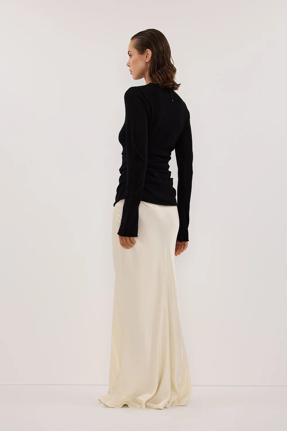 NICO BLACK MERINO KNIT TOP - Image 4