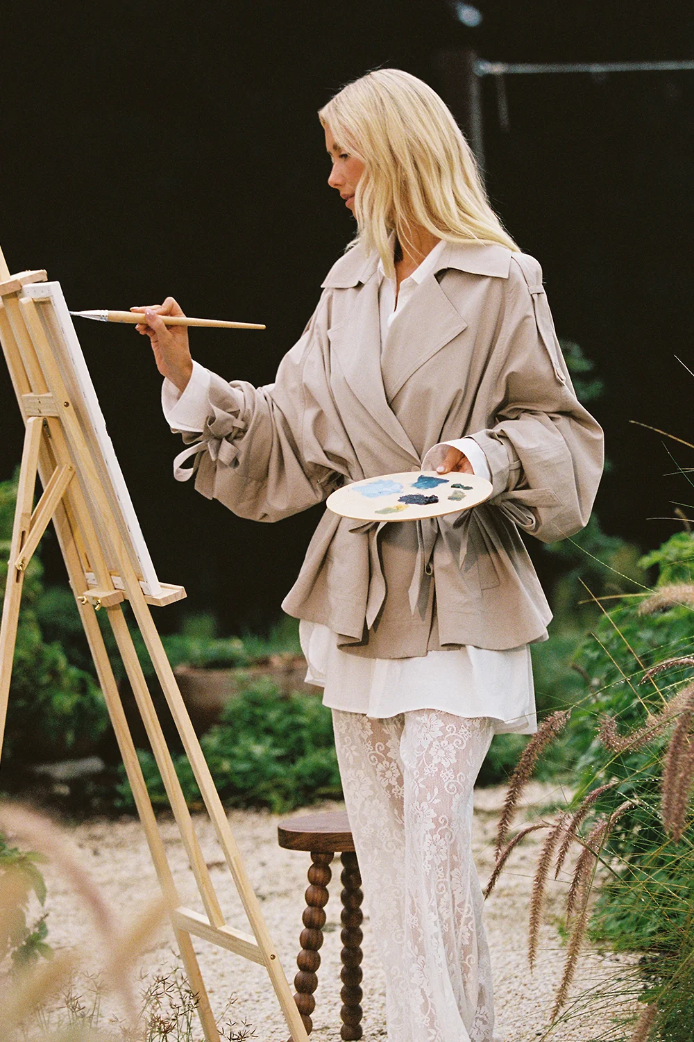 NINA STONE LIGHTWEIGHT MINI TRENCH - Image 2