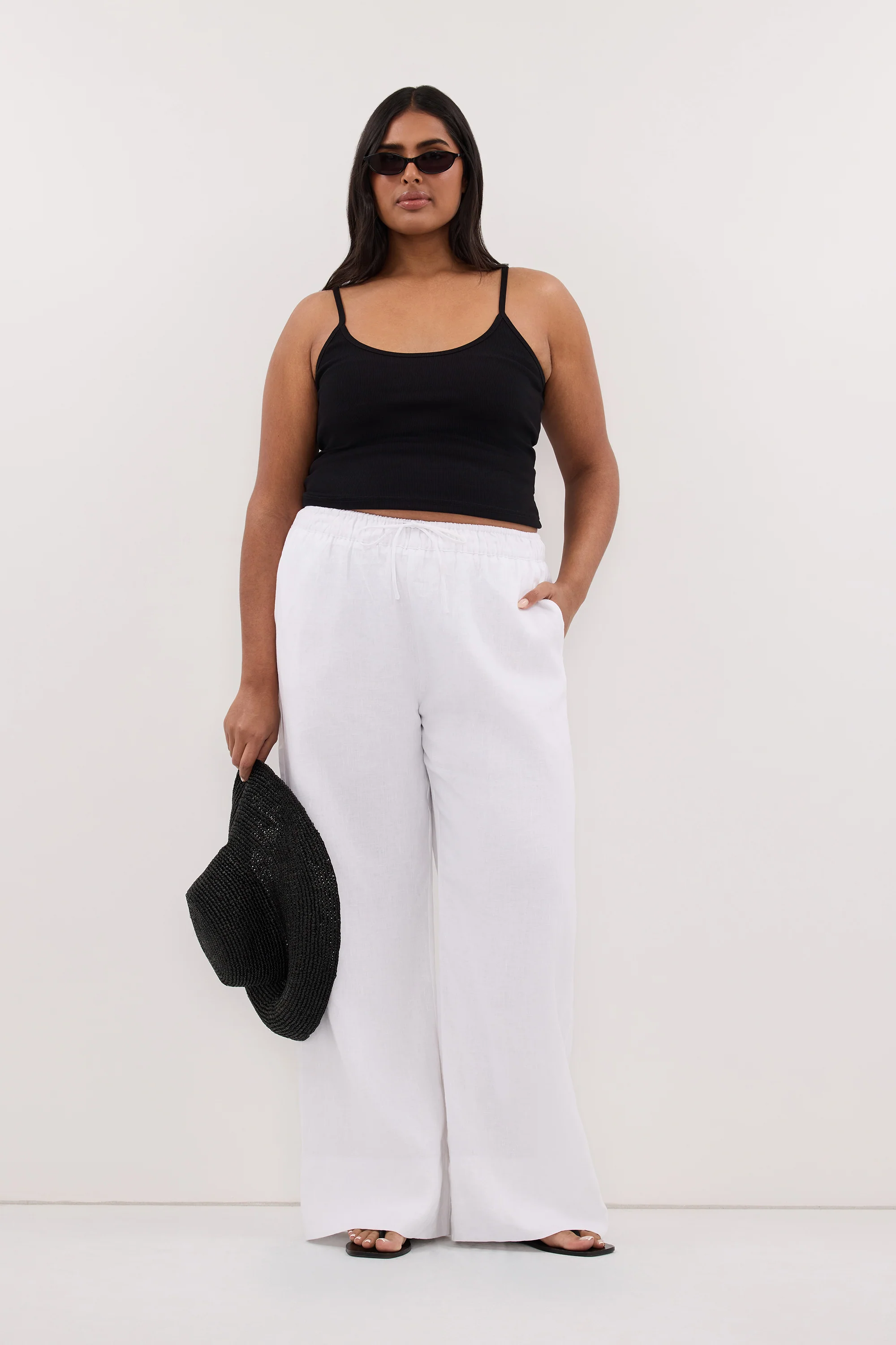 NOA WHITE LINEN PANT - Image 6