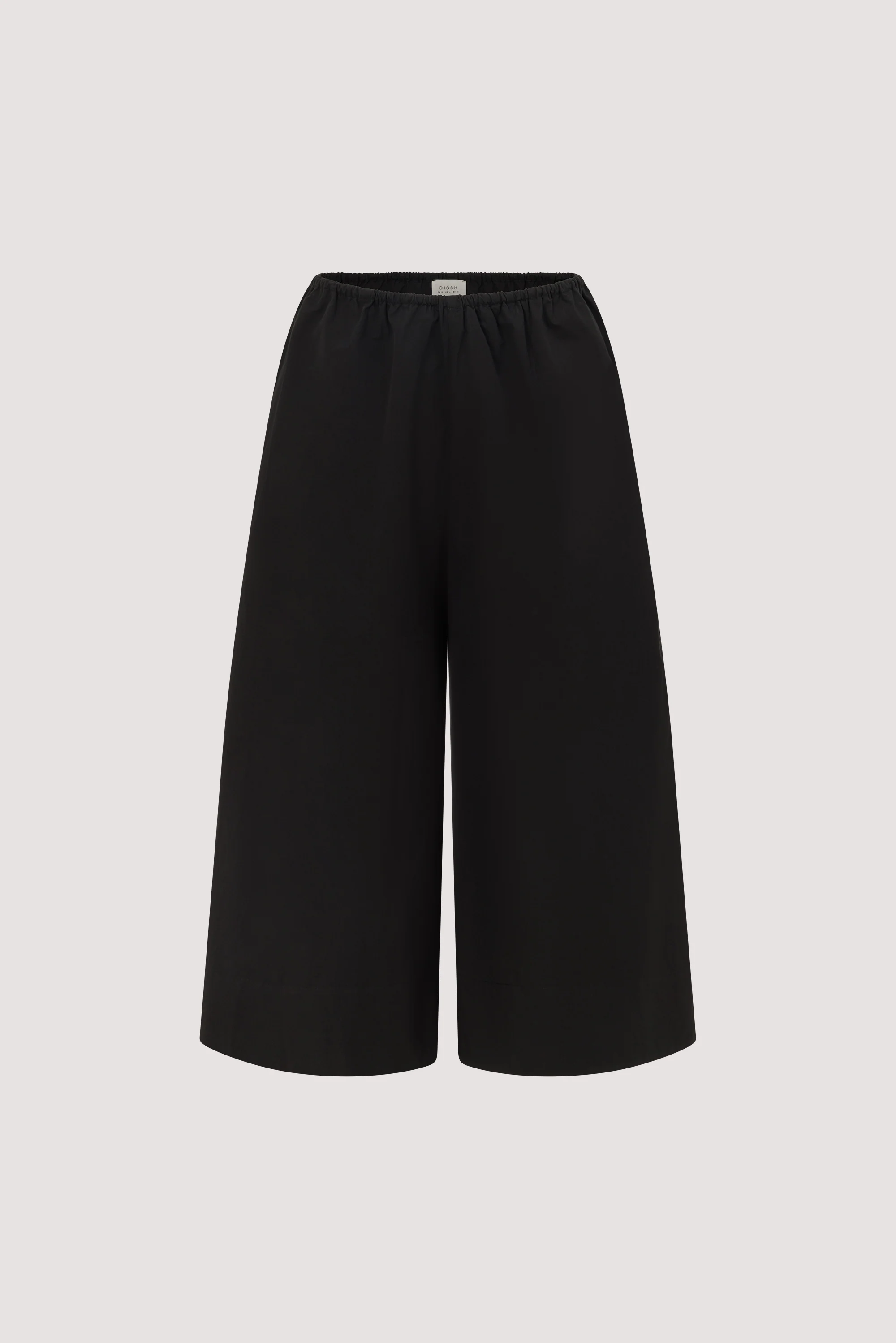 OLIVRA BLACK COTTON CROPPED PANT - Image 6