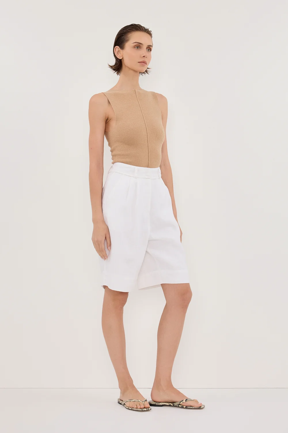 OWEN TAN BOAT NECK TOP - Image 3