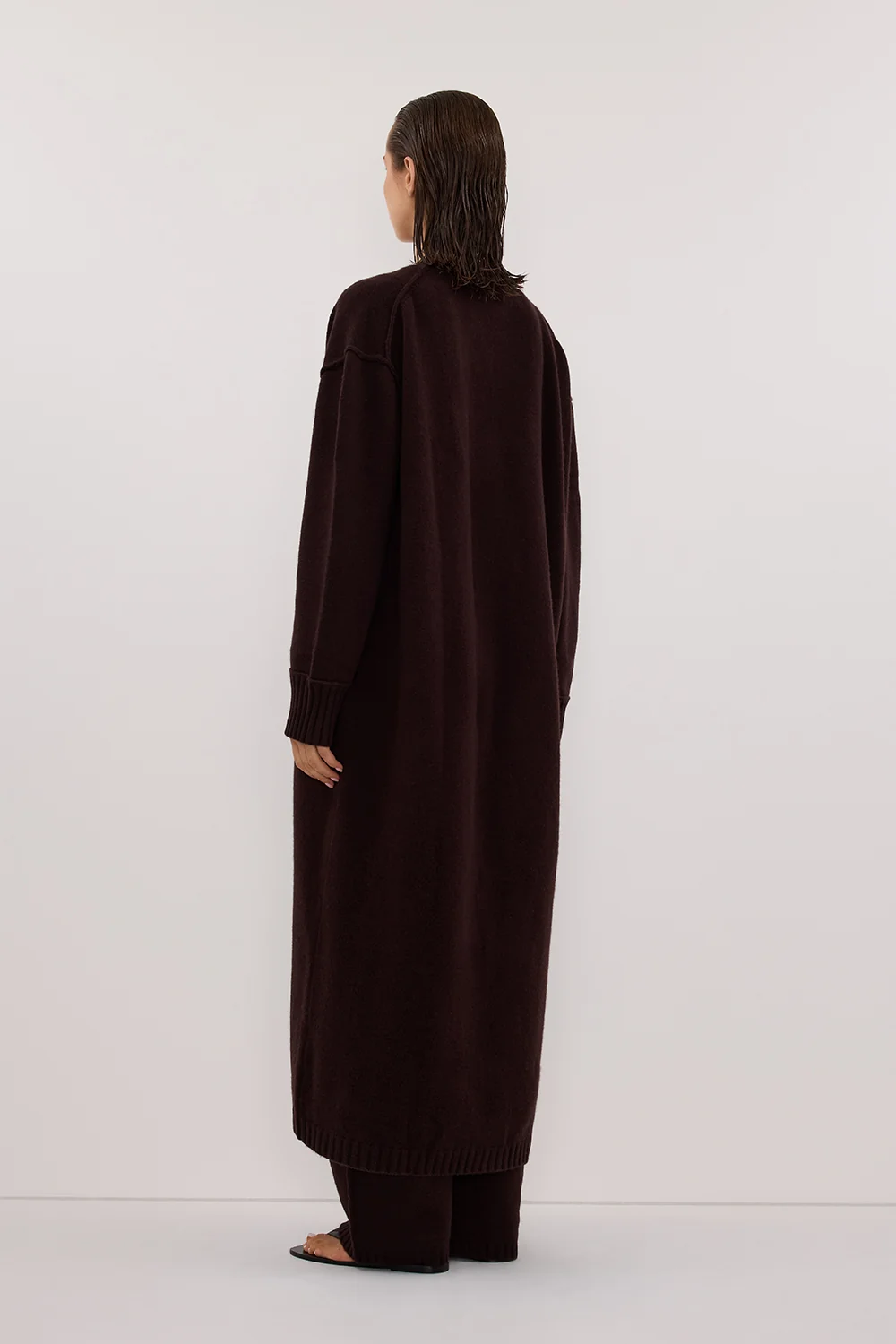 PAIGE CHOC WOOL KNIT PANT - Image 4