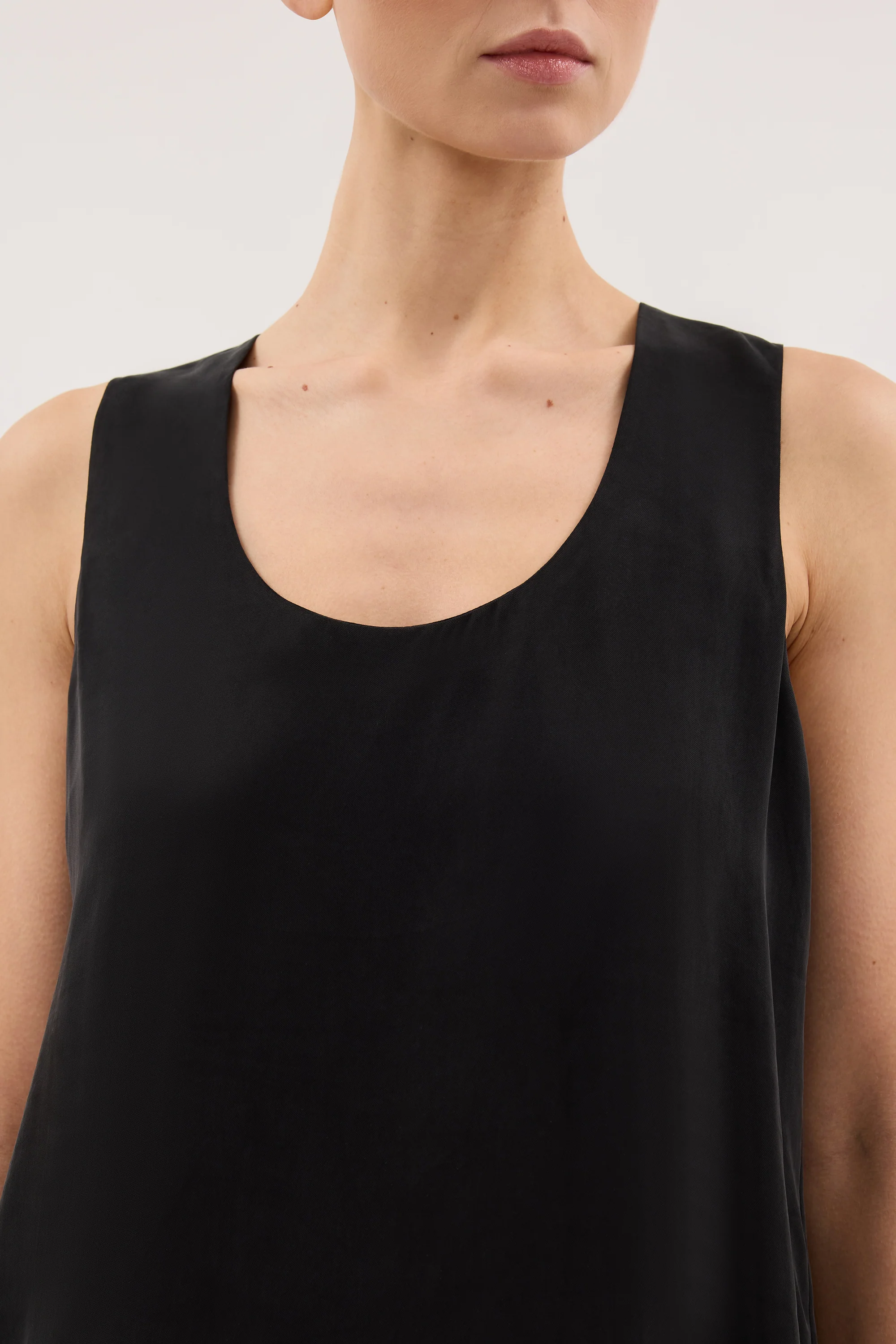 PALORA BLACK CUPRO TOP - Image 5